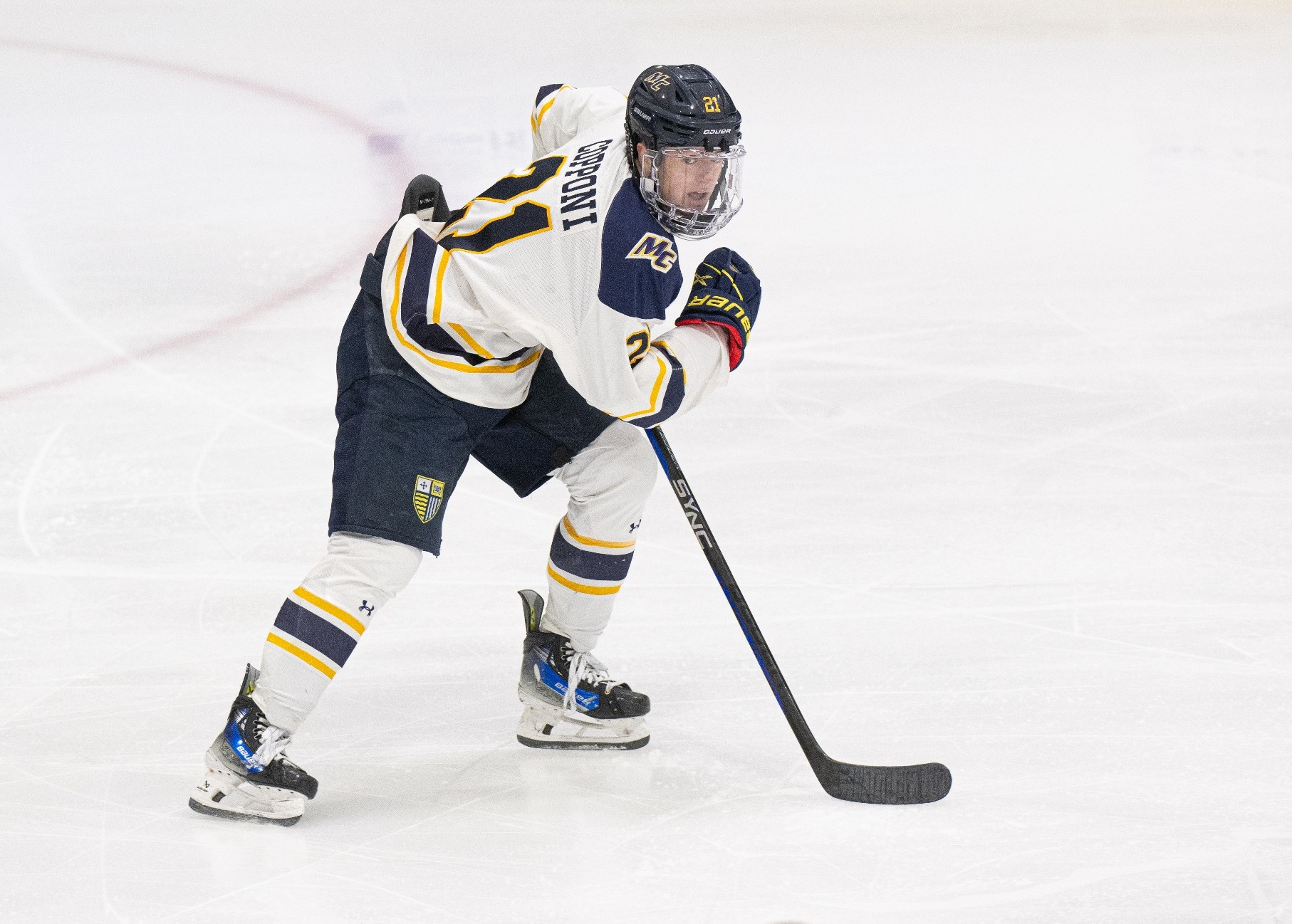 Men's Hockey Pulls Away Against Massachusetts Merrimack College Athletics