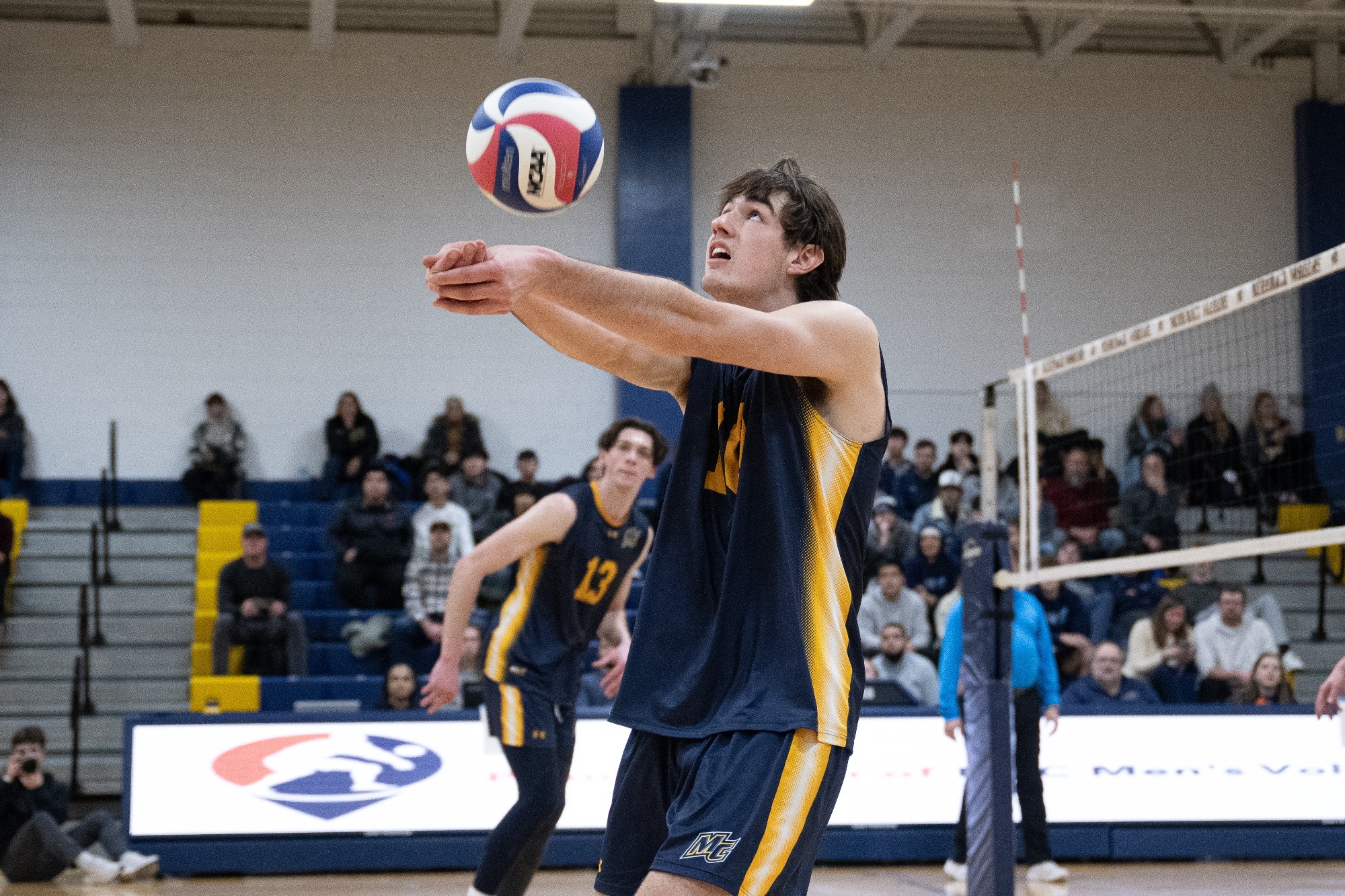 Men's Volleyball Tripped Up on First Road Test of The Year Merrimack