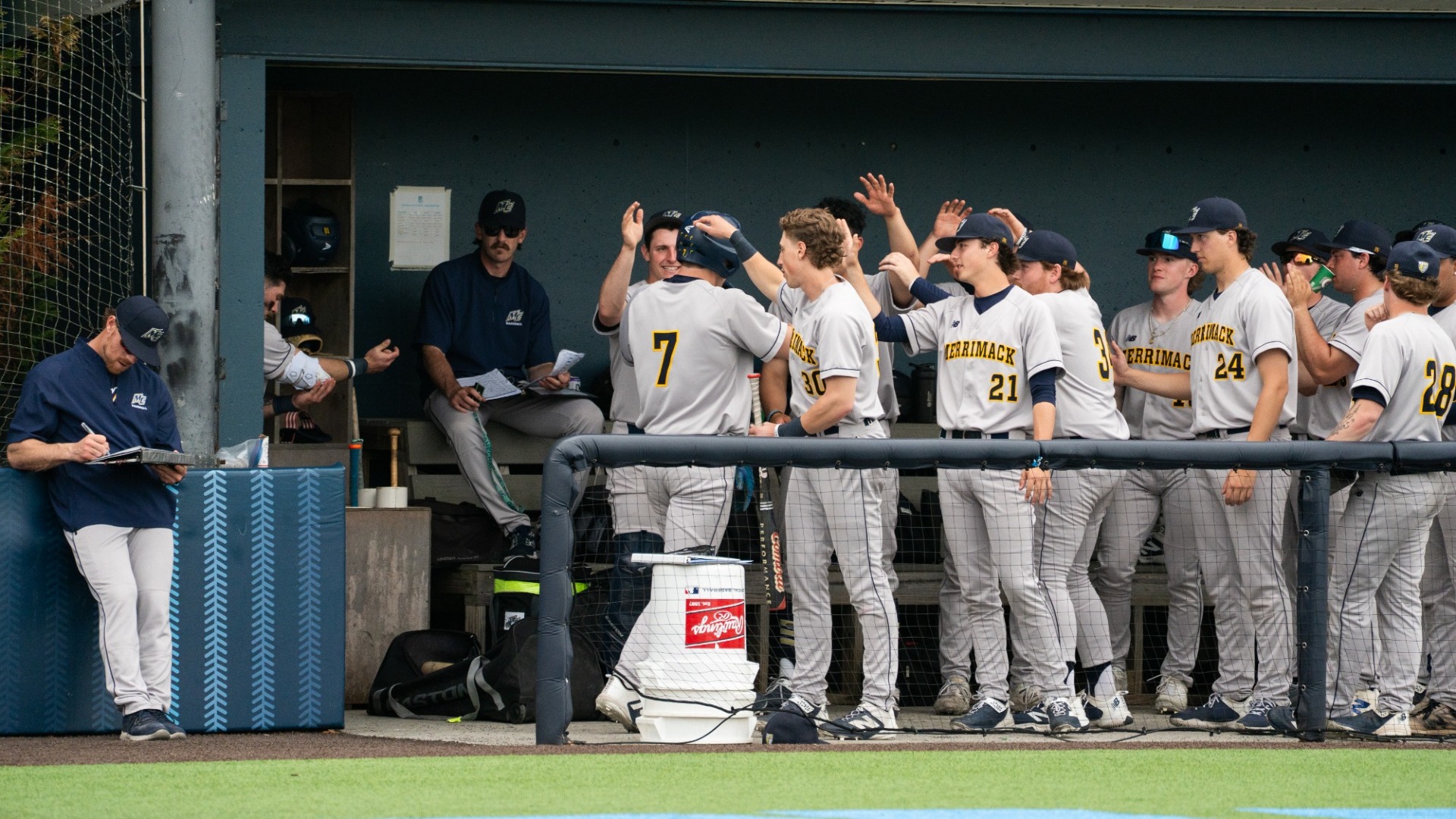 andrews homers against URI