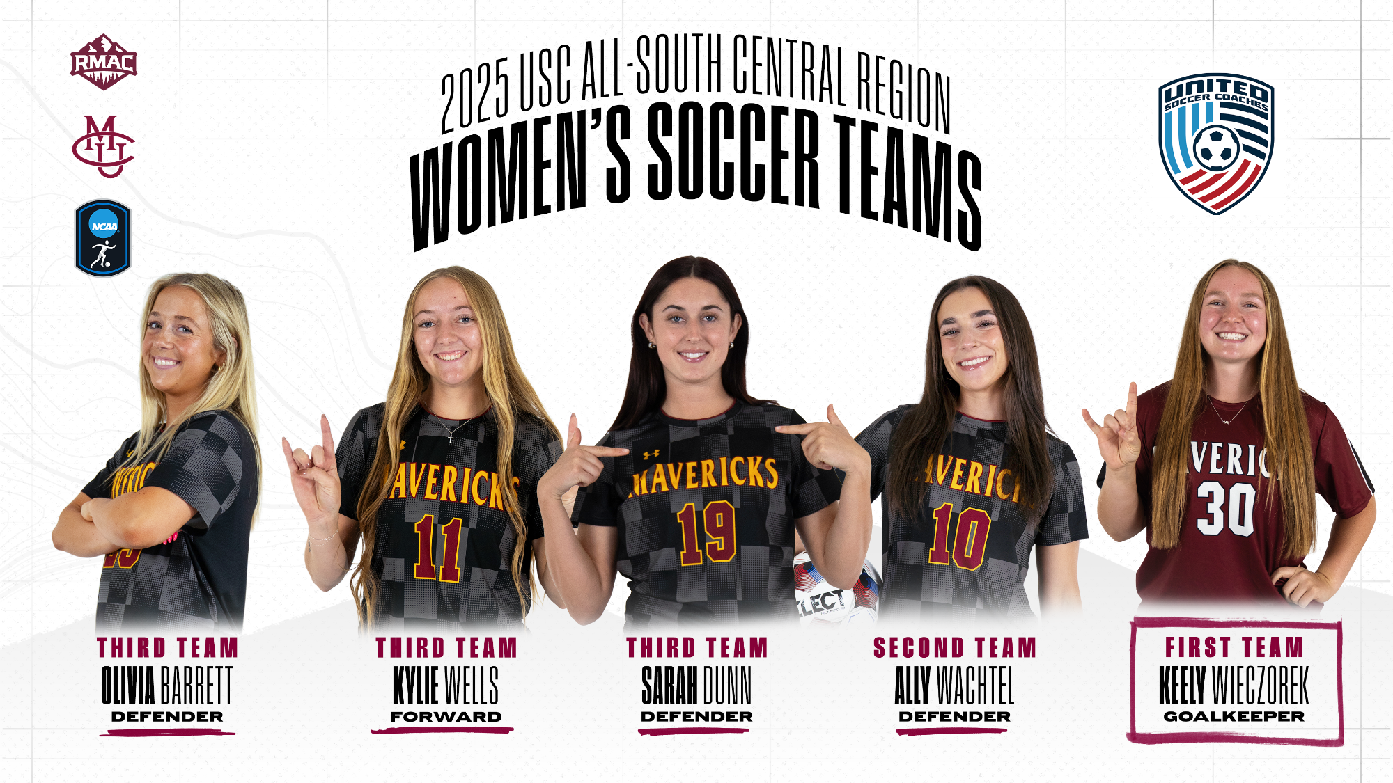 2025 USC Women's Soccer All-Region