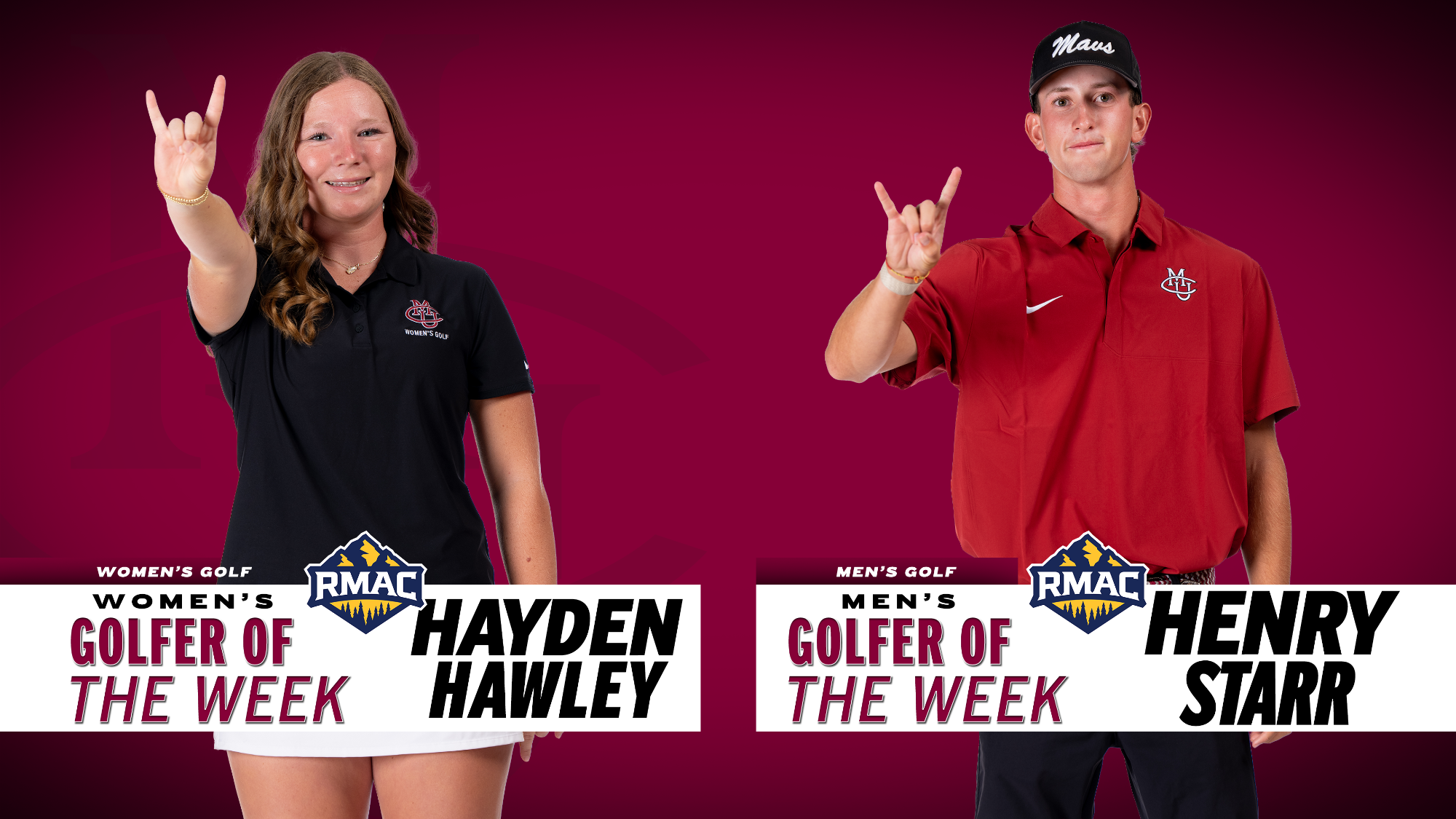 RMAC Golfers of the week