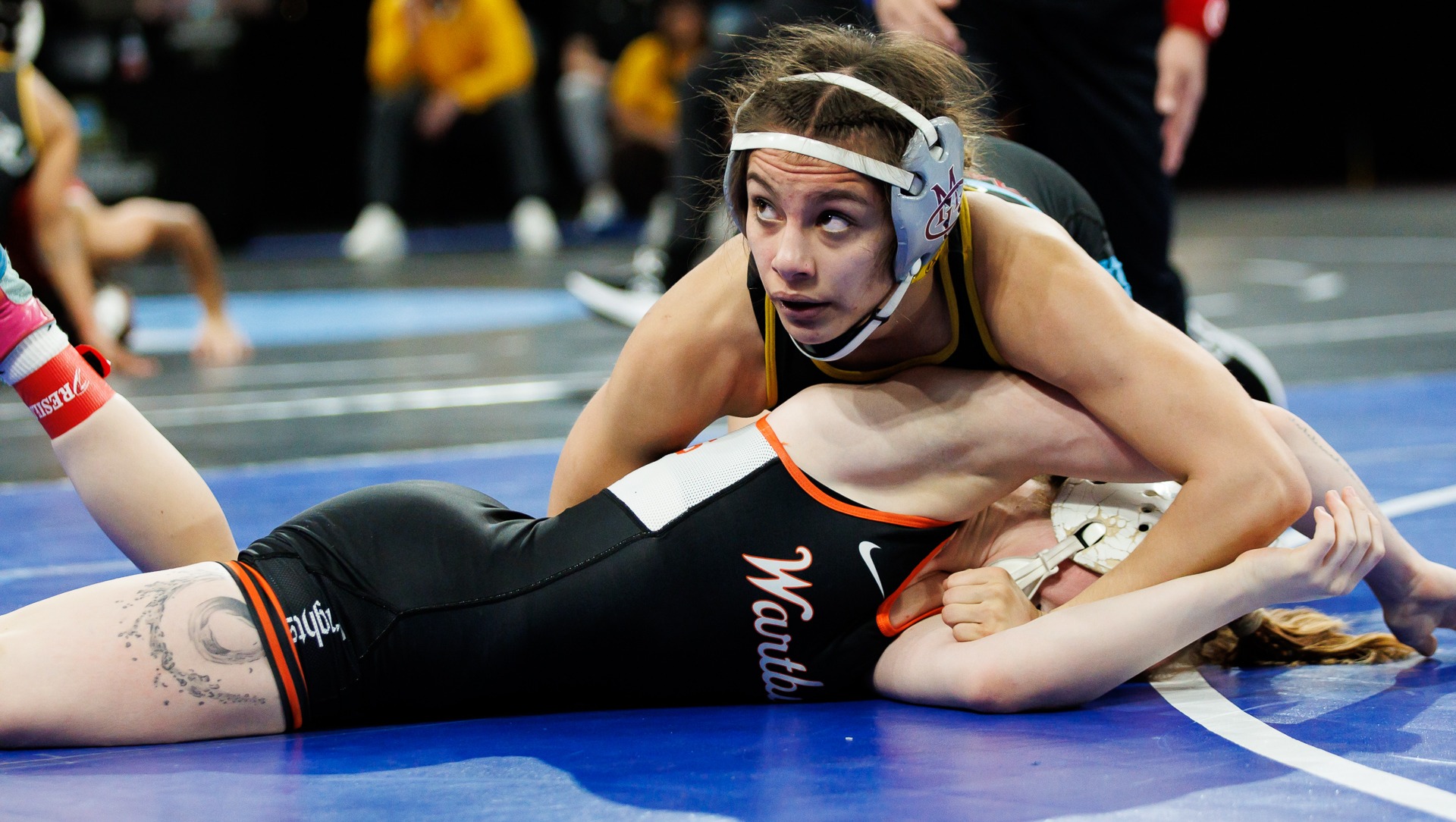 Photo from the 2026 NCAA Women's Wrestling Championship in the Xtream Arena in Coralville, IA, USA on Friday, March 6, 2026. Photo by @2026 Justin Hoch/JHoch Photography. All rights reserved.