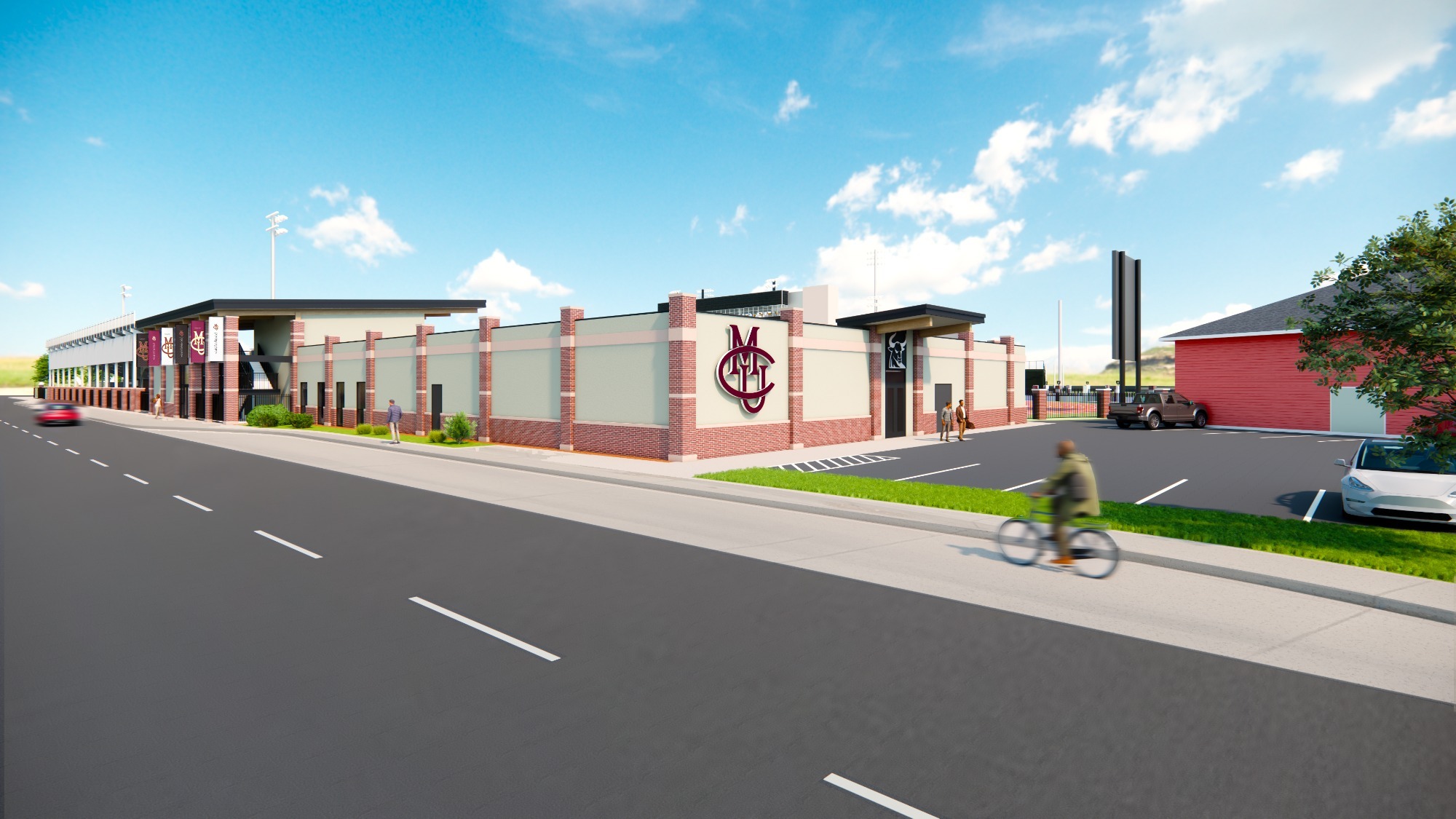 Football Facility Rendering