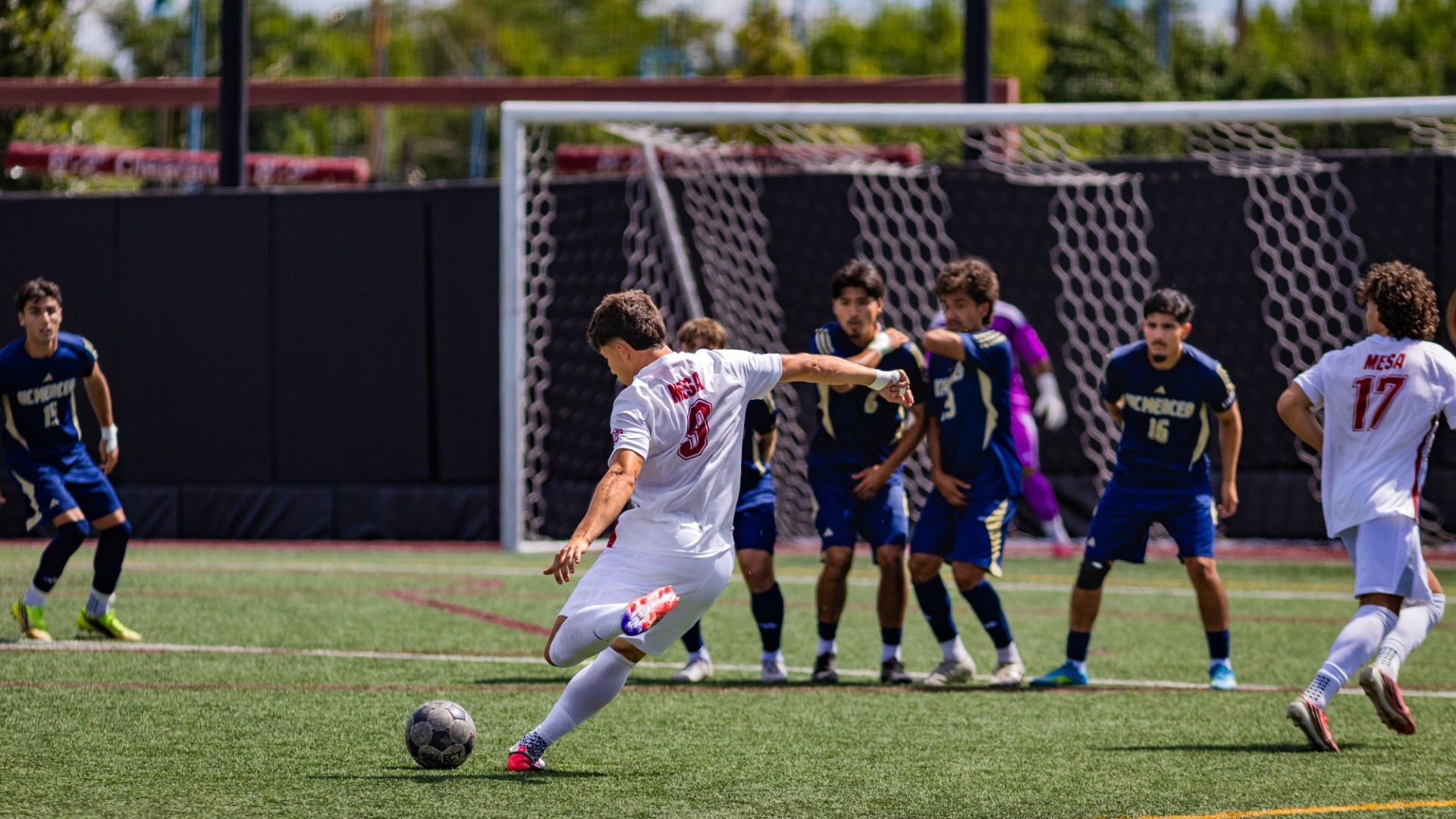 Matheo Ledesma against UC Merced