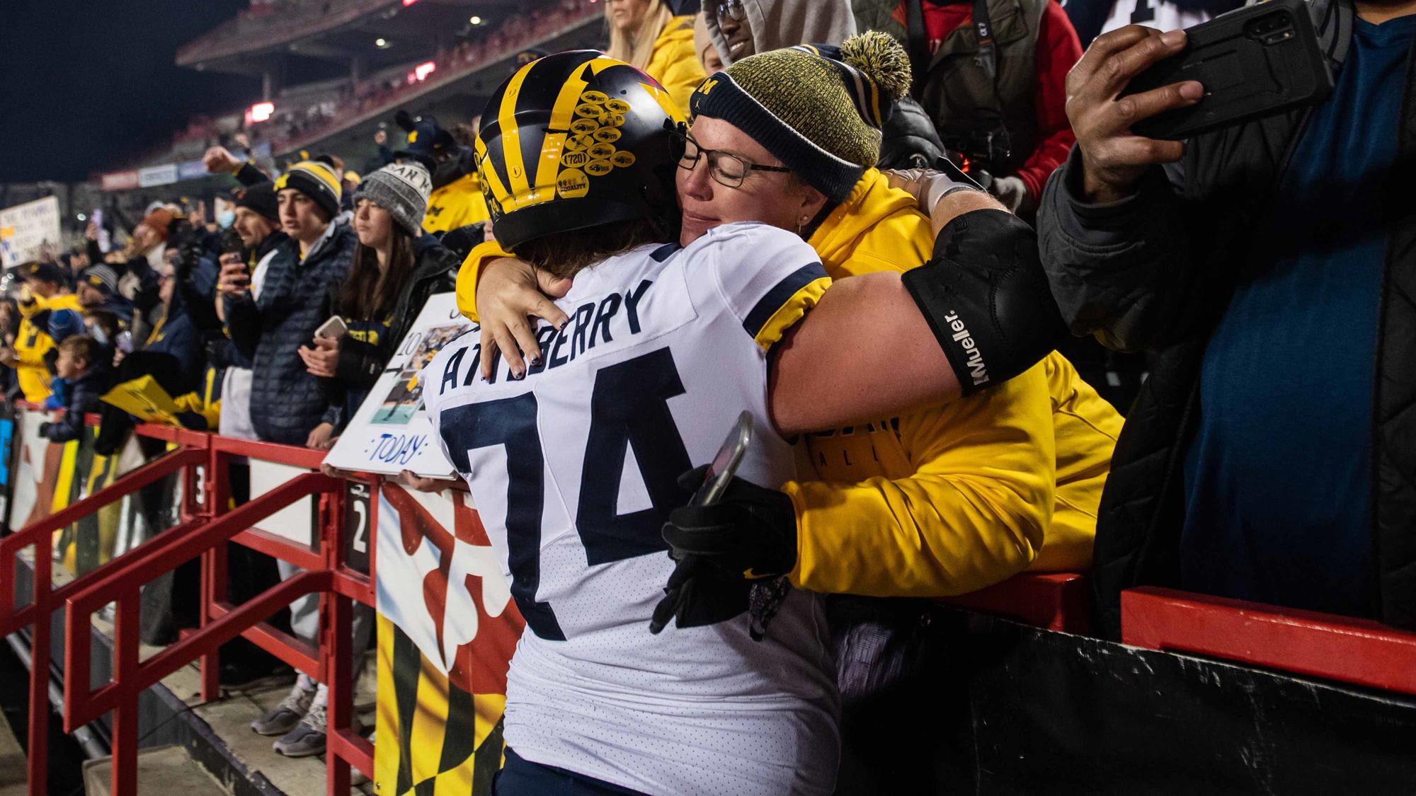 Reece Atteberry Football University of Michigan Athletics