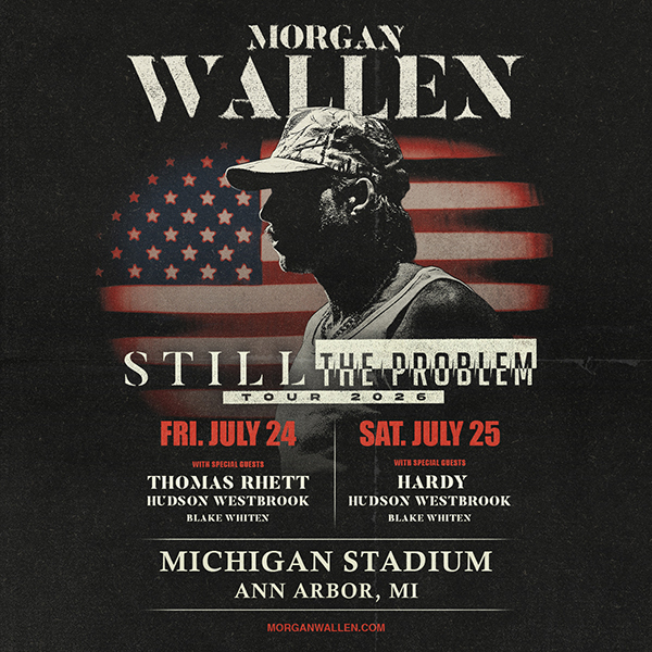 Morgan Wallen and Special Guests to Play Two Shows at Michigan Stadium on July 24-25