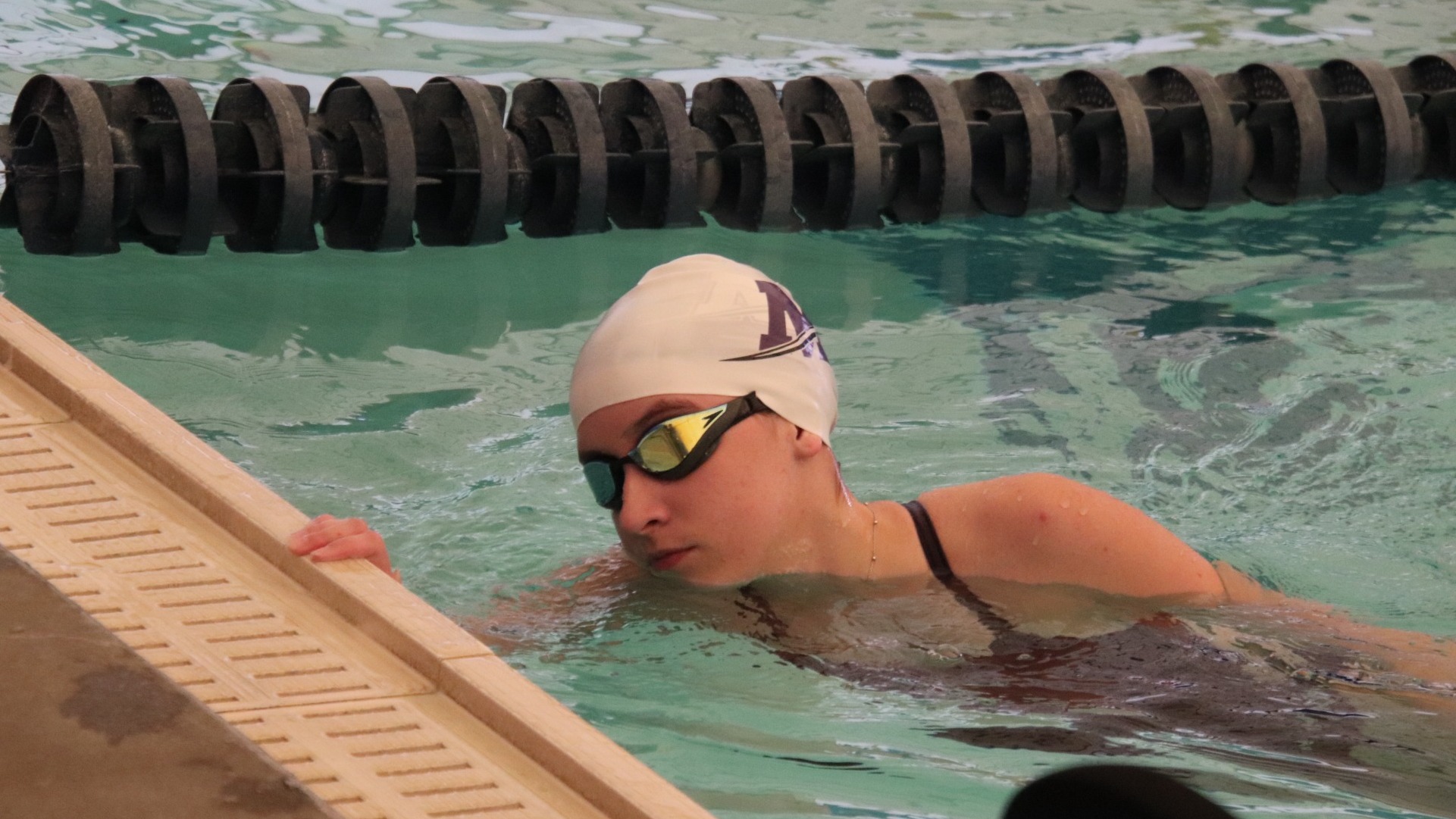 Chloe Barnard at Swimming Practice 9-17-25