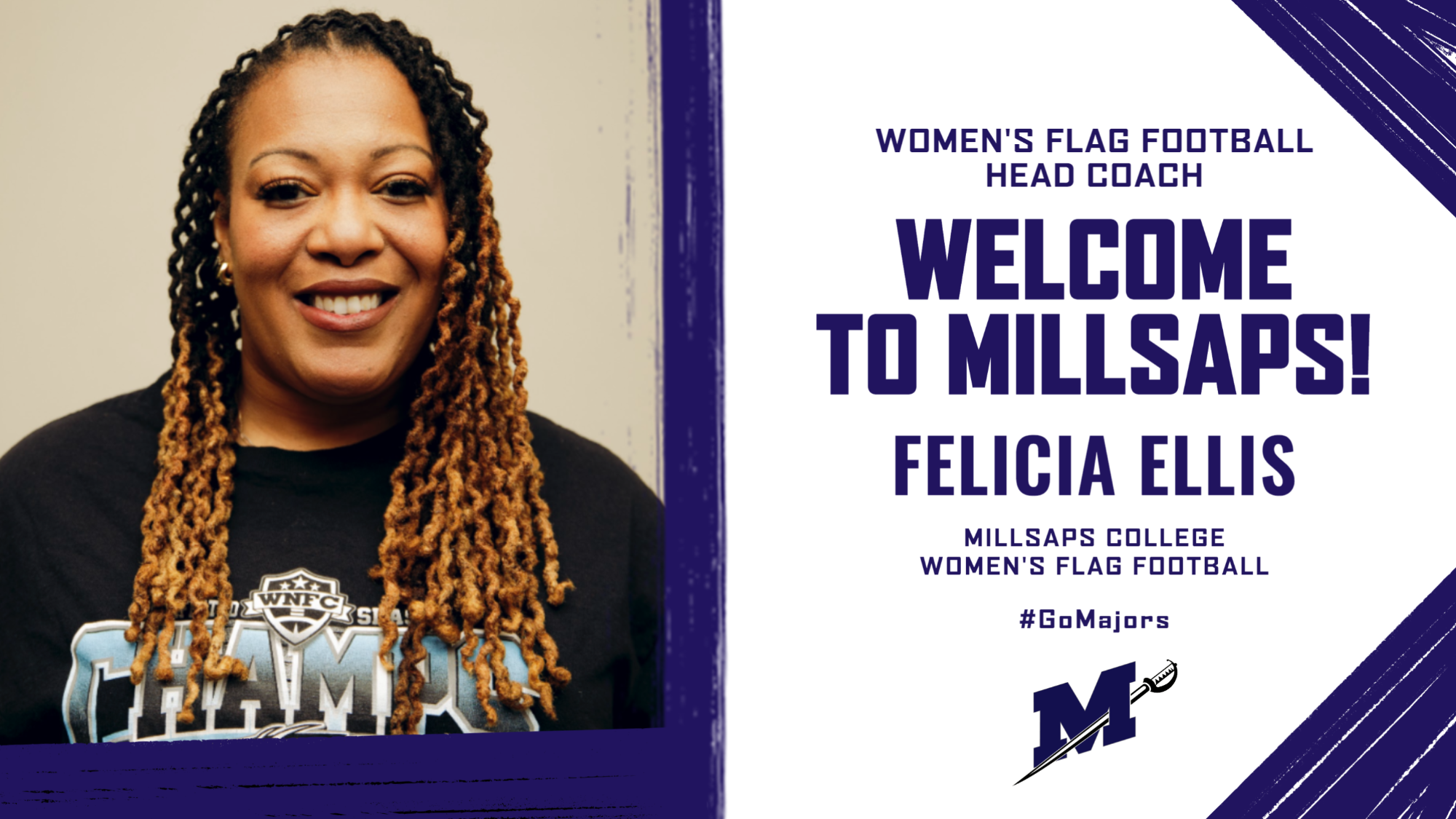 Millsaps Women's Flag Football Head Coach Graphic (11/4/25)