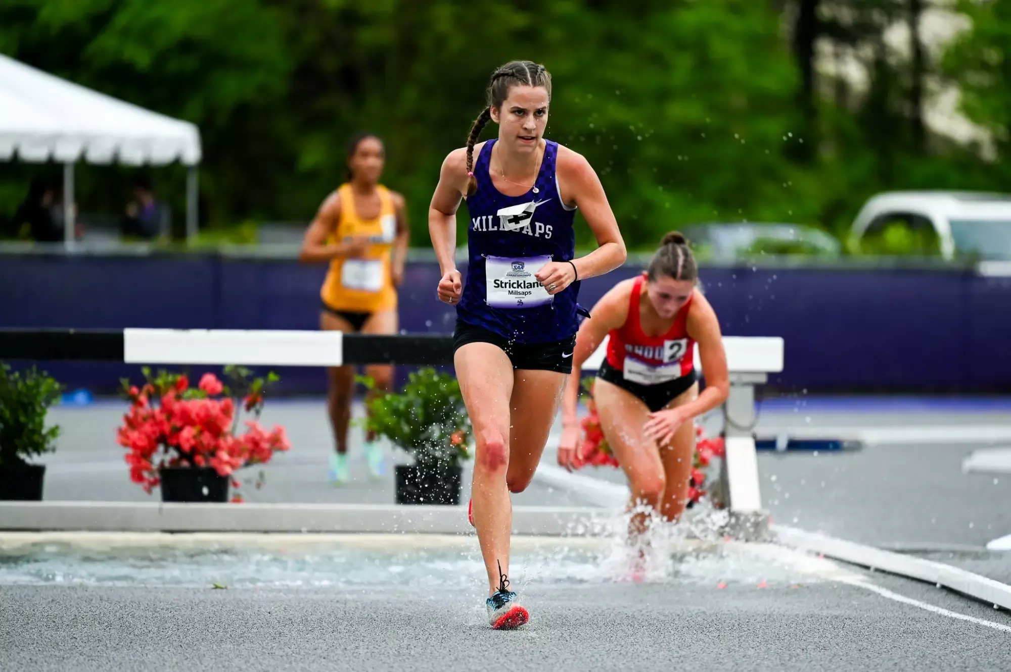Sarah Strickland at SAA Outdoor TF Championships 4-25-25