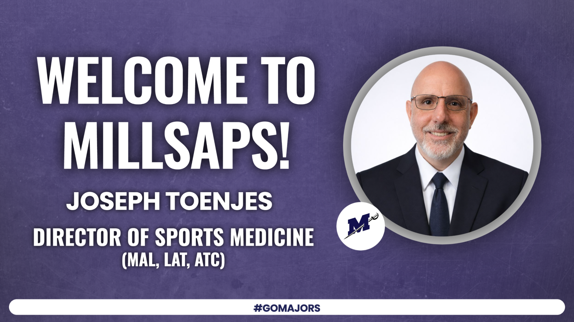 Joseph Toenjes Director of Sports Medicine Graphic - Jan. 2026
