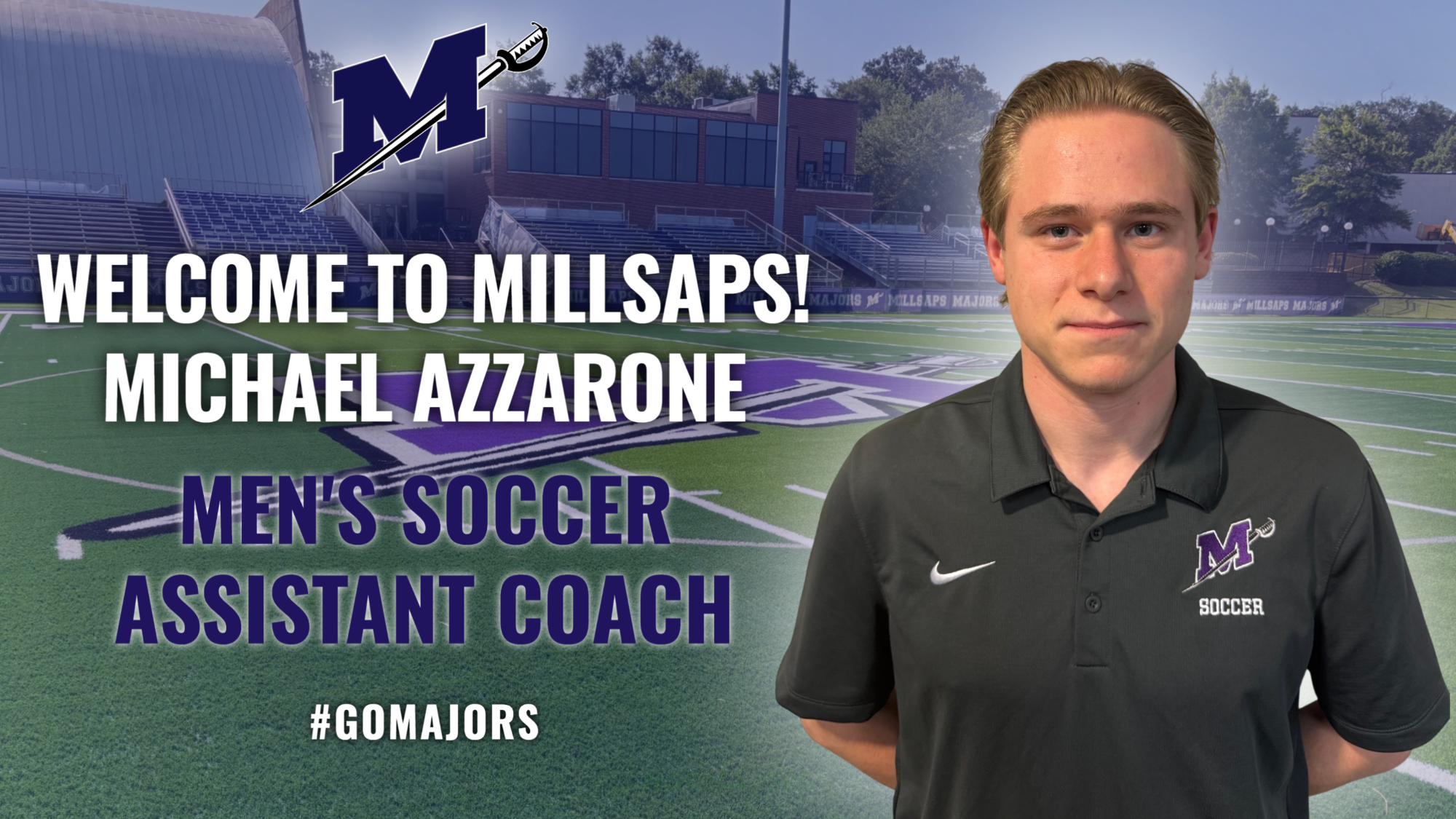 Michael Azzarone Men's Soccer Graphic 1-30-25