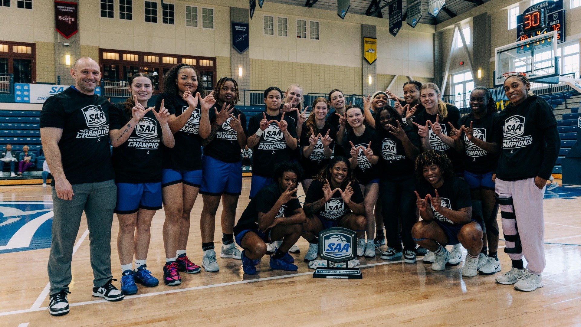 2026 SAA Women's Basketball Champions vs Trinity 2-28-26