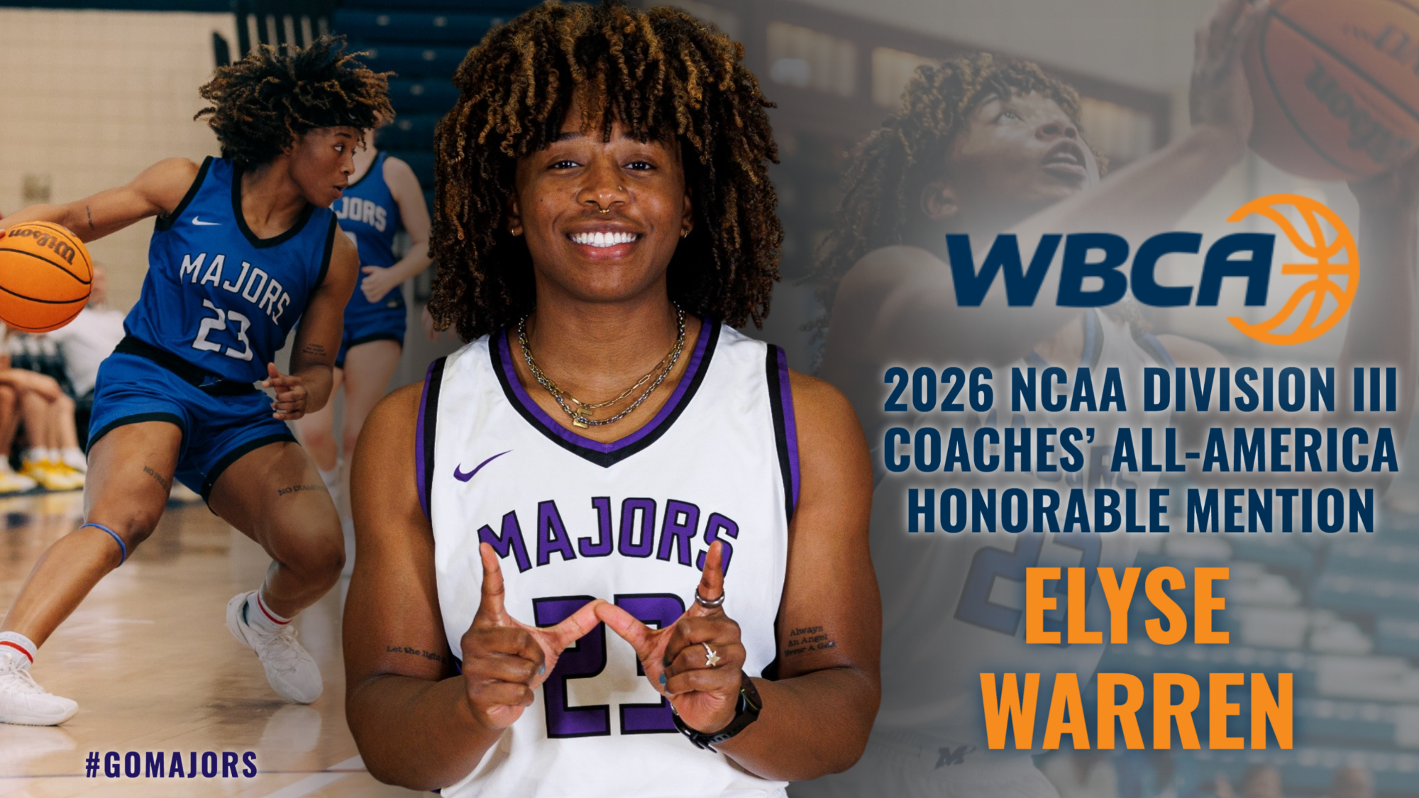 2026 WBCA NCAA DIVISION III COACHES’ ALL-AMERICA HONORABLE MENTION - ELYSE WARREN