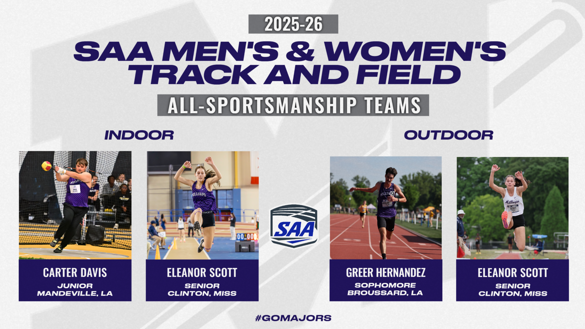 2025-26 Indoor and Outdoor SAA All-Sportsmanship Teams