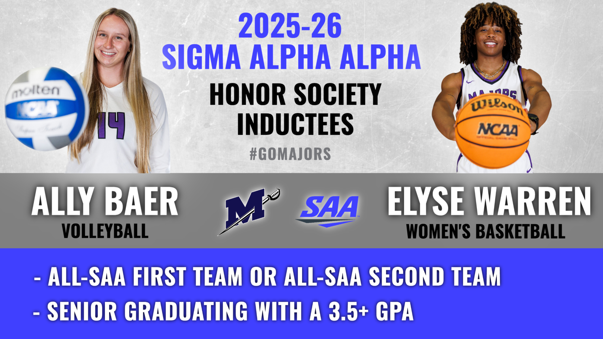 2025-26 Sigma Alpha Alpha Honor Society Inductees Graphic