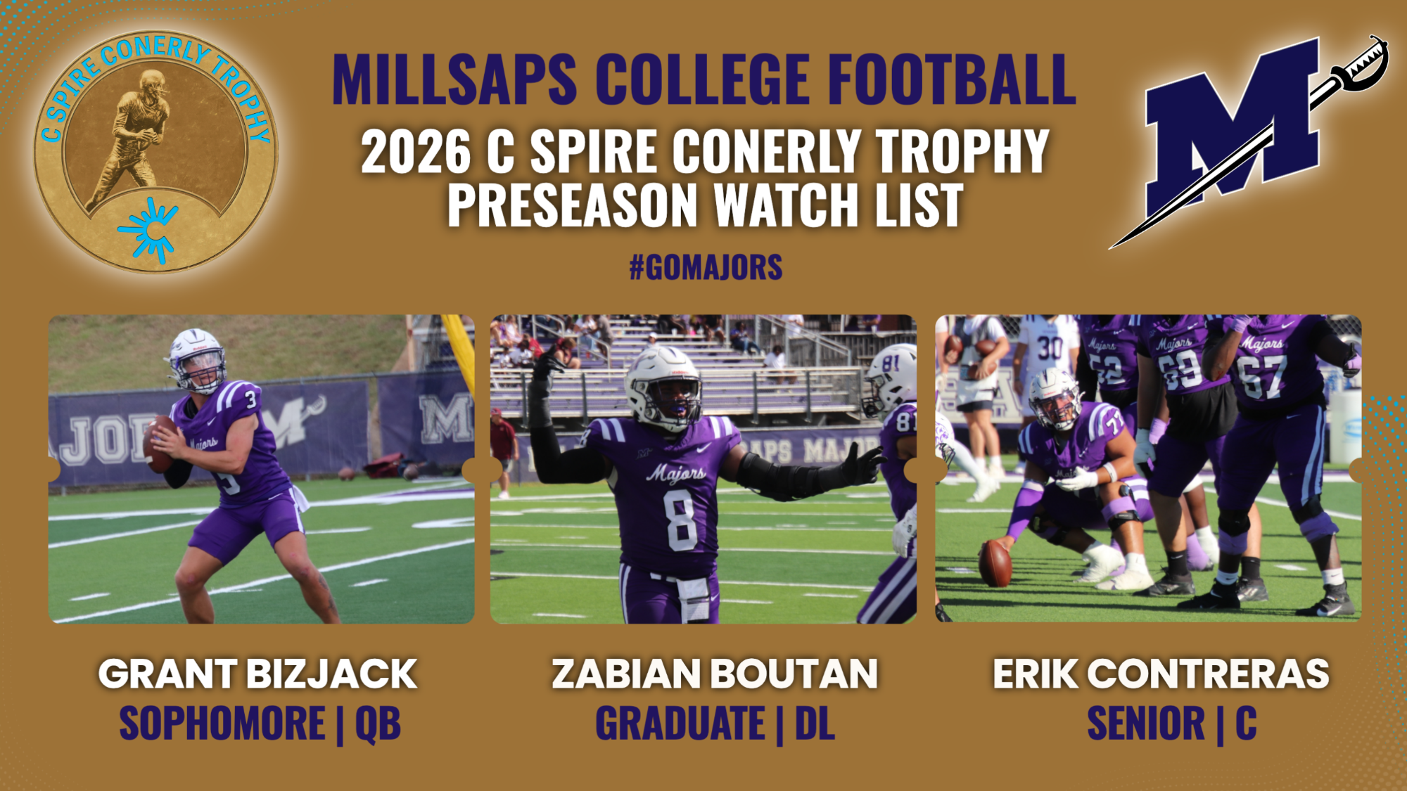 2026 C Spire Conerly Trophy Preseason Watchlist