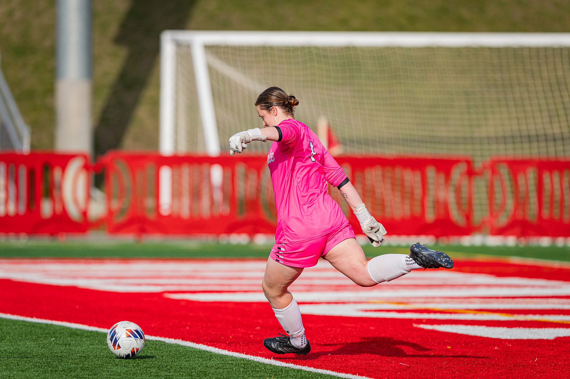 Minot State Soccer vs UMary - Captured at Herb Parker Stadium on Nov 06, 2025 in Minot, North Dakota Photo by Sean Arbaut