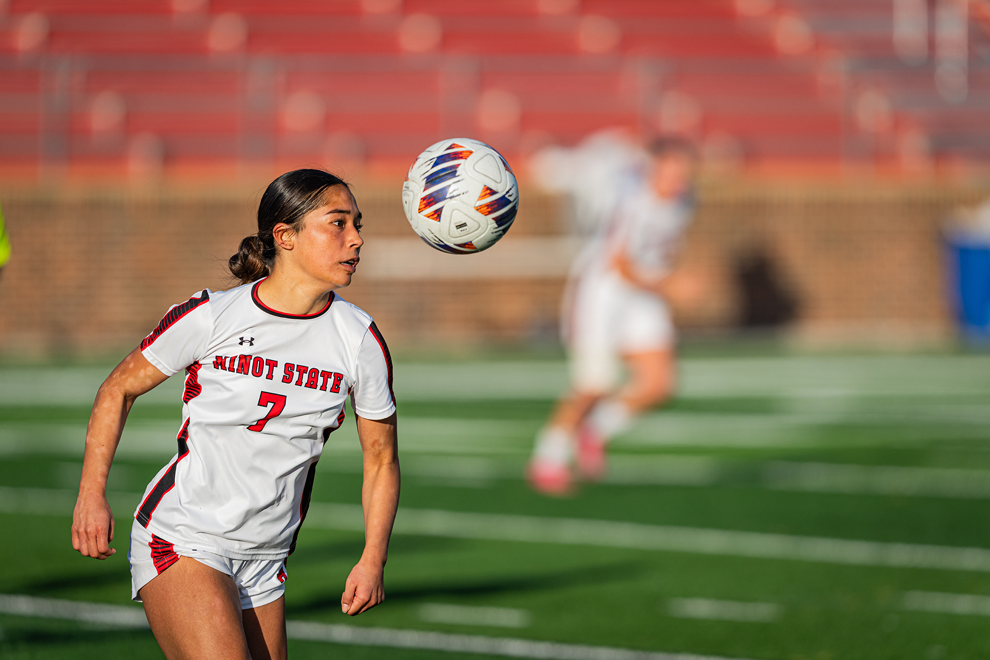 Minot State Soccer vs UMary - Captured at Herb Parker Stadium on Nov 06, 2025 in Minot, North Dakota Photo by Sean Arbaut
