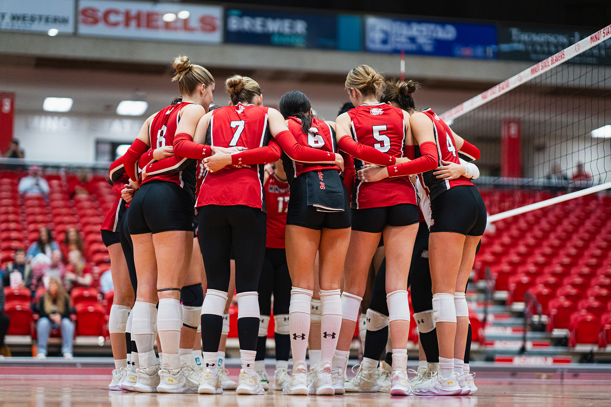 Minot State Volleyball vs Augustana - Captured at MSU Dome on Nov 08, 2025 in Minot, North Dakota Photo by Sean Arbaut