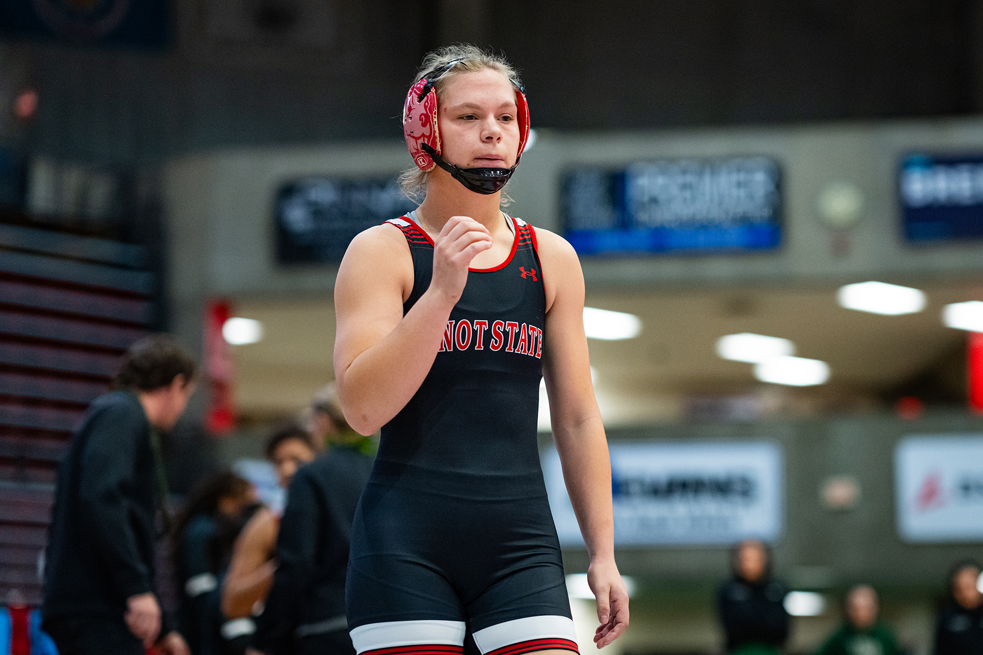 Minot State Women’s Wrestling vs  - Captured at MSU Dome on Nov 21, 2025 in Minot, North Dakota Photo by Sean Arbaut