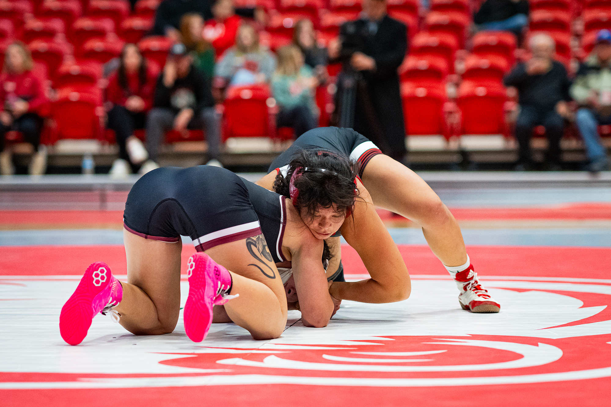 Minot State Women’s Wrestling vs  - Captured at MSU Dome on Nov 21, 2025 in Minot, North Dakota Photo by Sean Arbaut