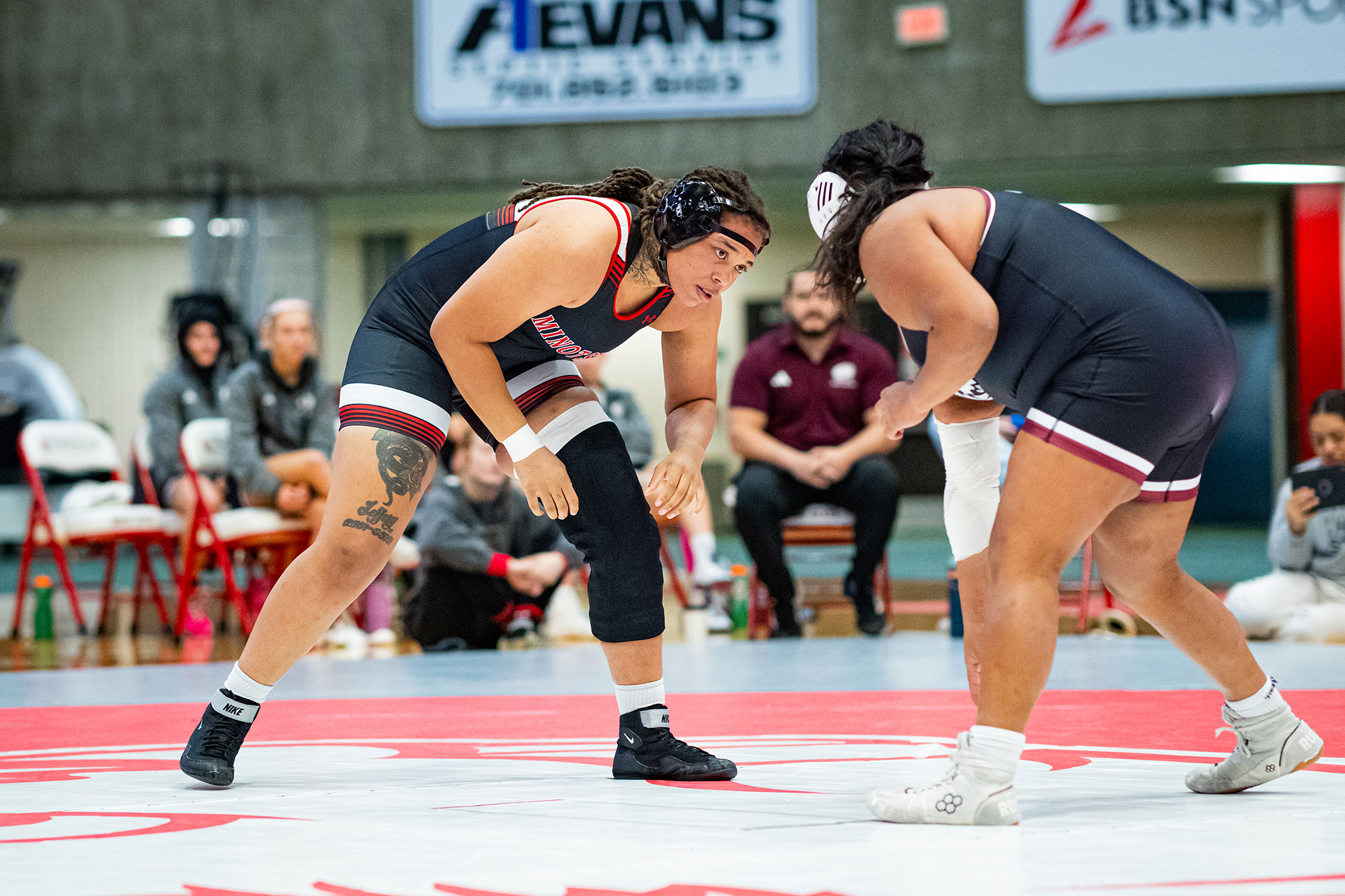 Minot State Women’s Wrestling vs  - Captured at MSU Dome on Nov 21, 2025 in Minot, North Dakota Photo by Sean Arbaut
