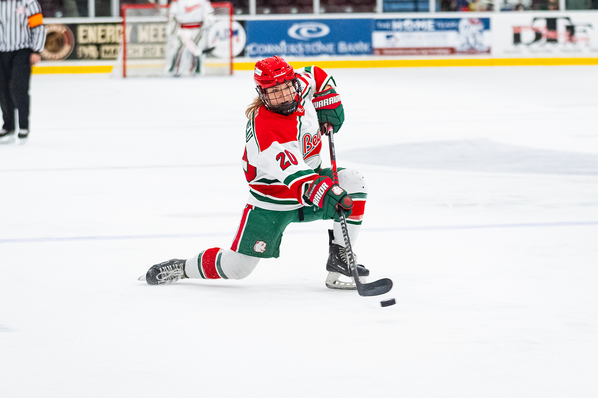 Minot State Women’s Hockey vs Liberty - Captured at Pepsi Rink on Nov 22, 2025 in Minot, North Dakota Photo by Sean Arbaut