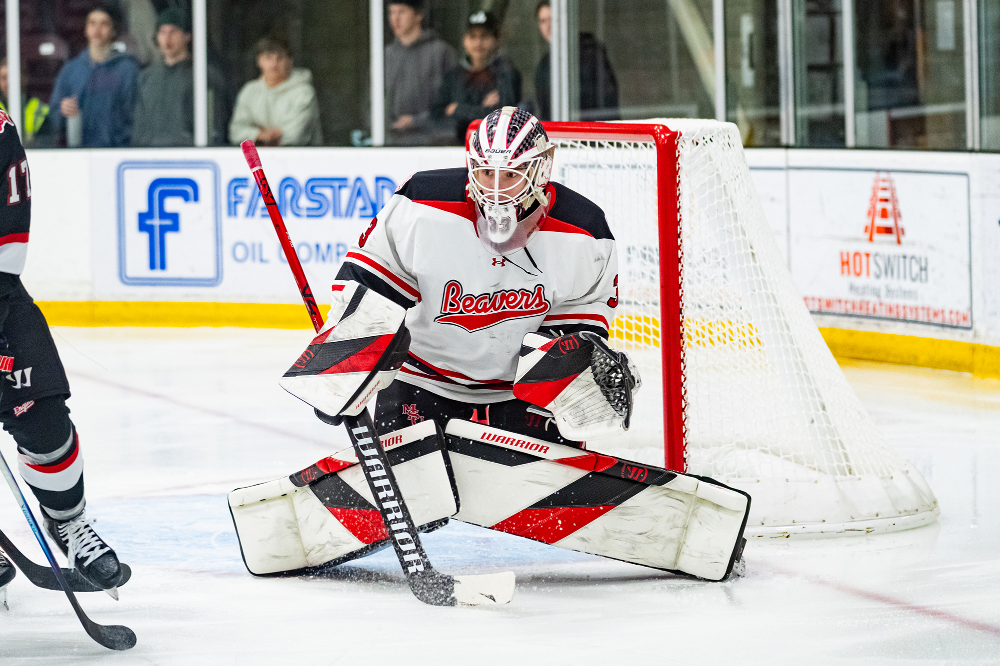 Minot State Men’s Hockey vs UNLV - Captured at Pepsi Rink on Oct 28, 2025 in Minot, North Dakota Photo by Sean Arbaut