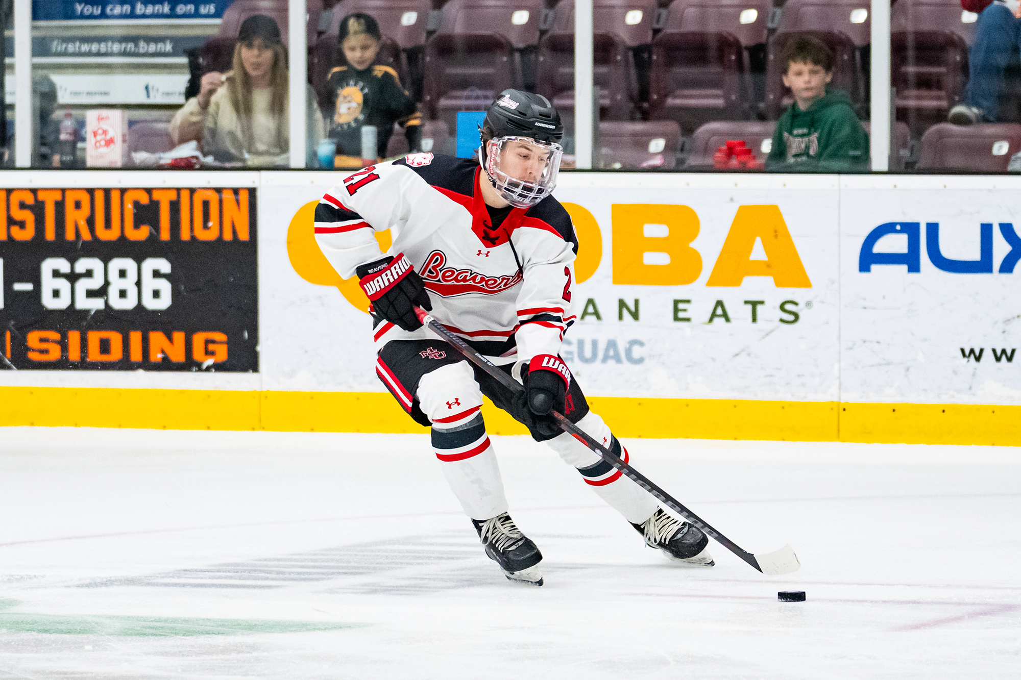 Minot State Men’s Hockey vs UNLV - Captured at Pepsi Rink on Oct 28, 2025 in Minot, North Dakota Photo by Sean Arbaut
