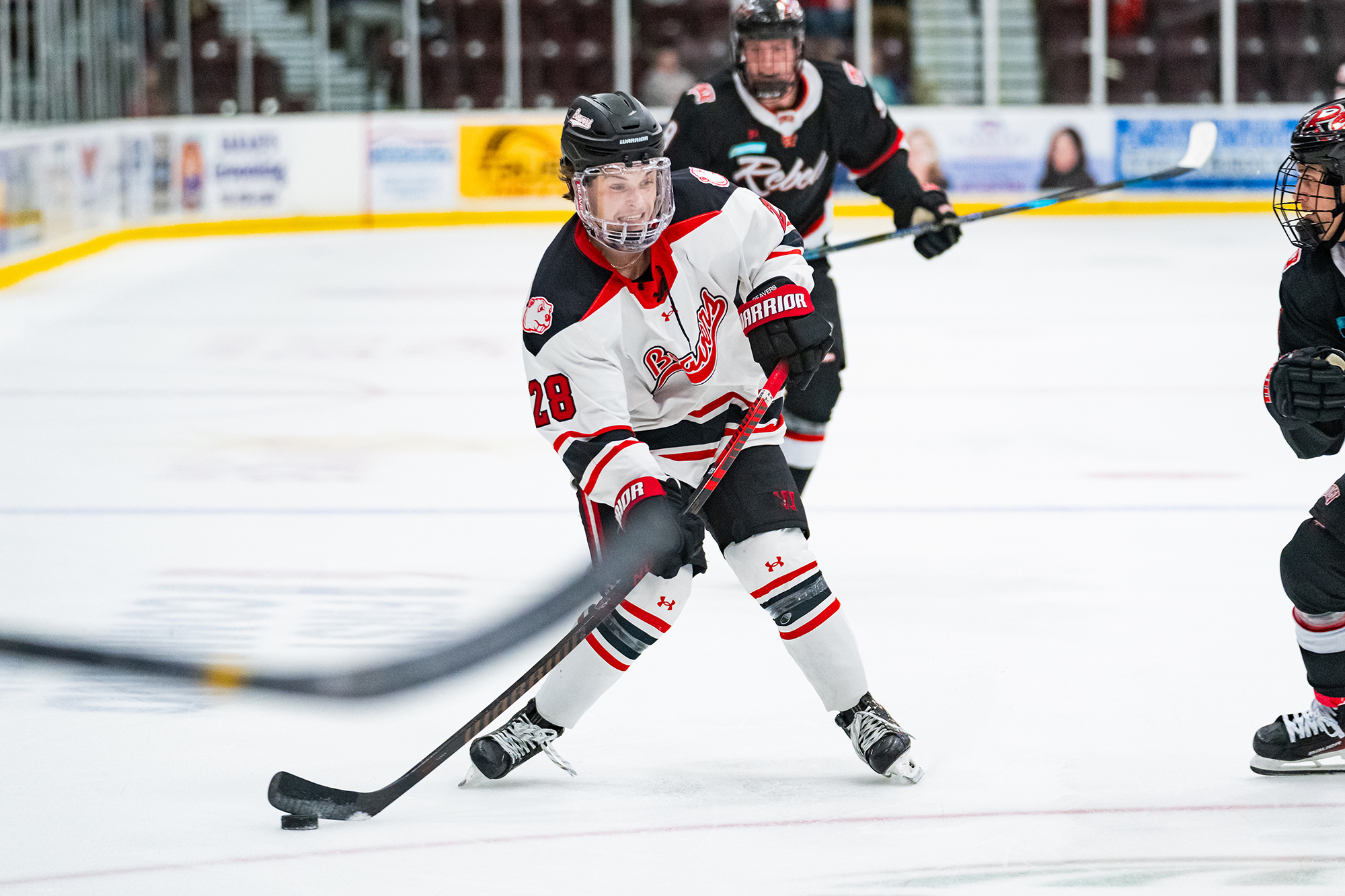 Minot State Men’s Hockey vs UNLV - Captured at Pepsi Rink on Oct 28, 2025 in Minot, North Dakota Photo by Sean Arbaut