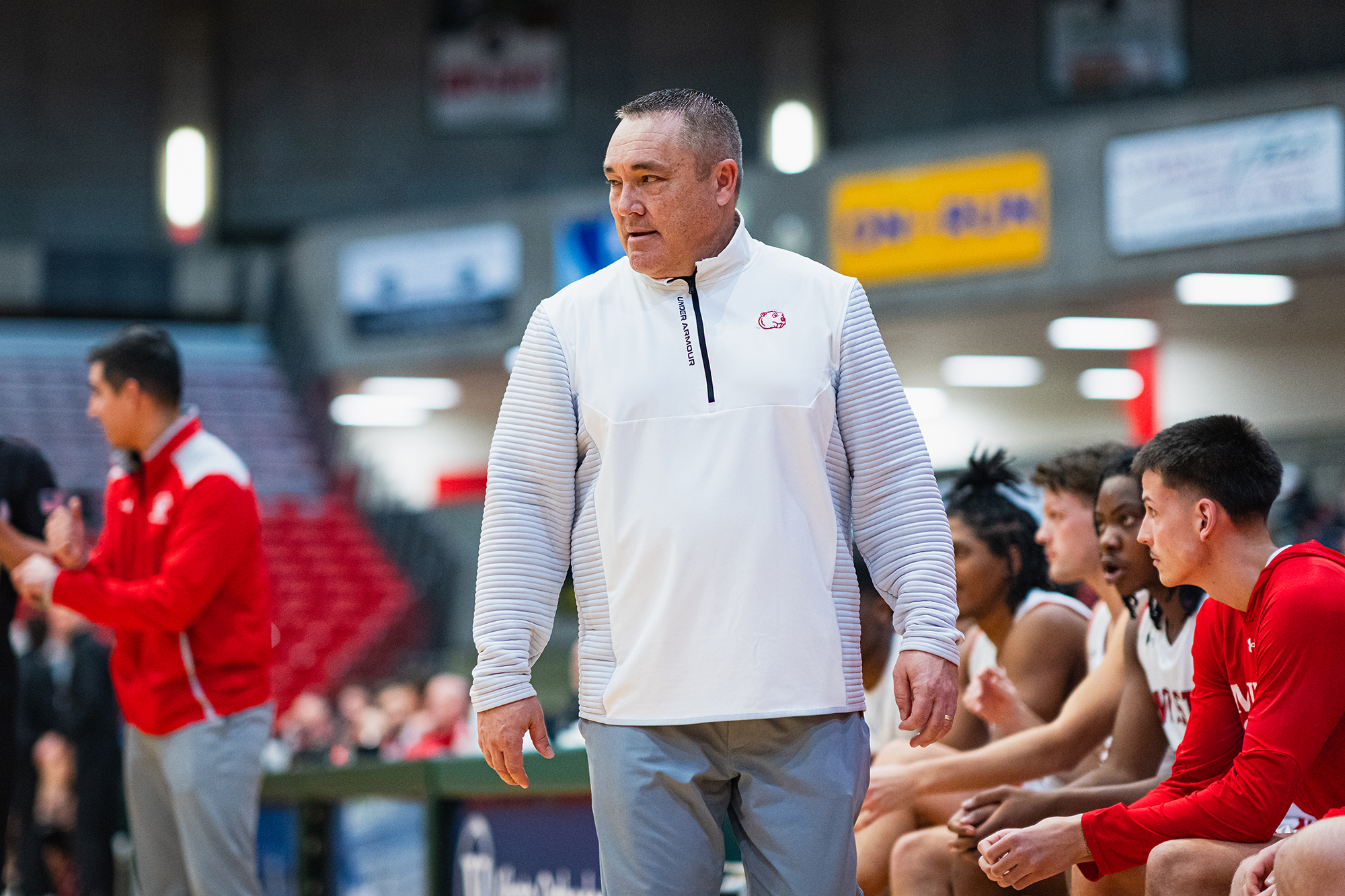 Minot State Men’s Basketball vs Jamestown - Captured at MSU Dome on Dec 04, 2025 in Minot, North Dakota Photo by Sean Arbaut