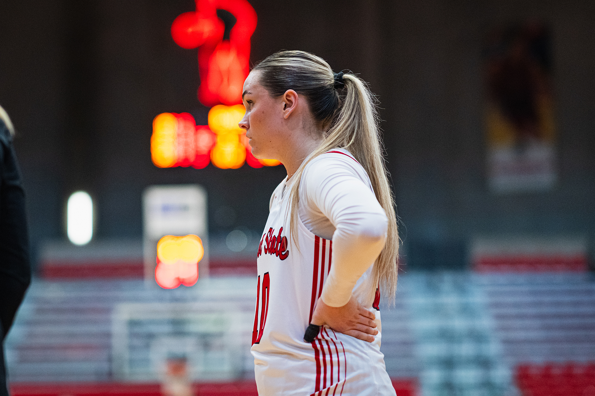 Minot State Women’s Basketball vs Jamestown - Captured at MSU Dome on Dec 04, 2025 in Minot, North Dakota Photo by Sean Arbaut