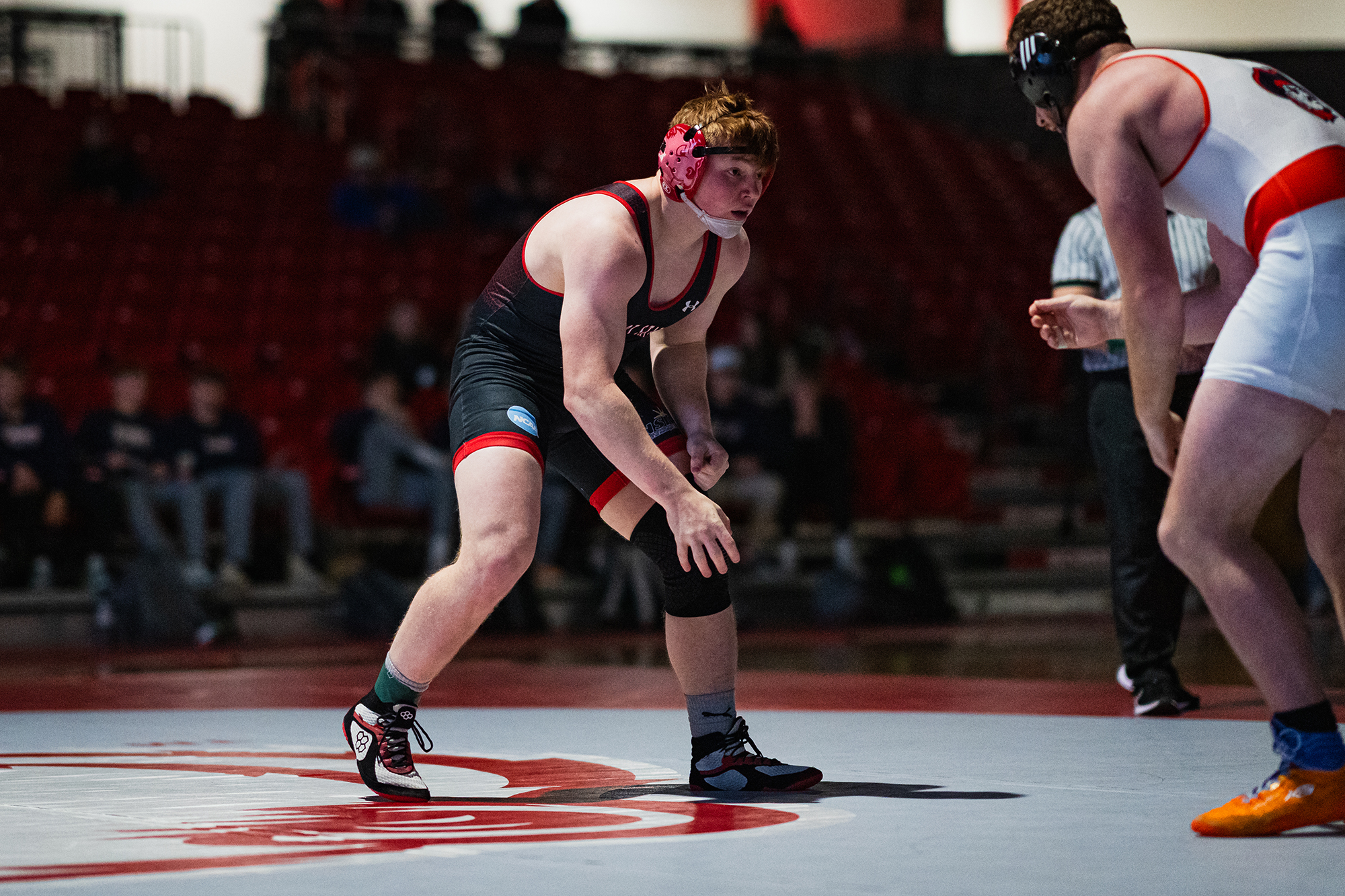 Minot State Men’s Wrestling vs UMary - Captured at MSU Dome on Dec 05, 2025 in Minot, North Dakota Photo by Sean Arbaut