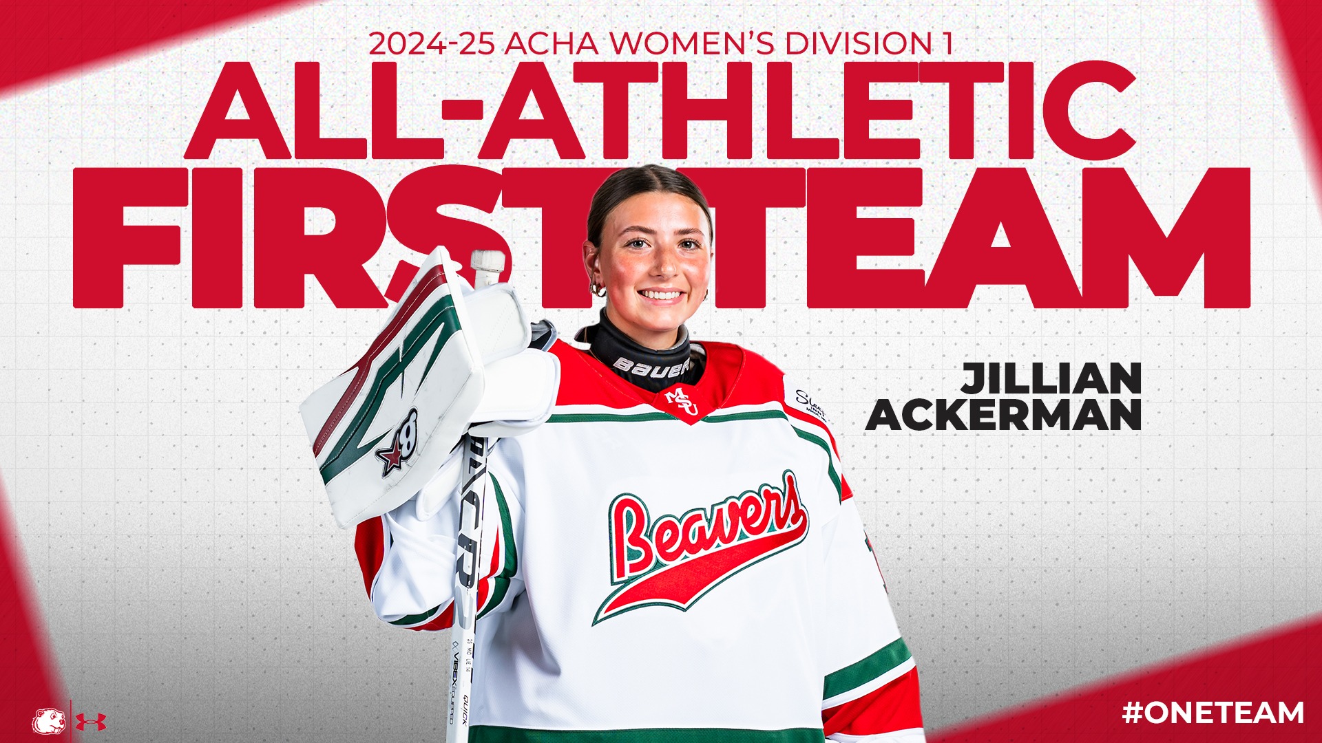 Jilliam Ackerman 1st Team All-ACHA