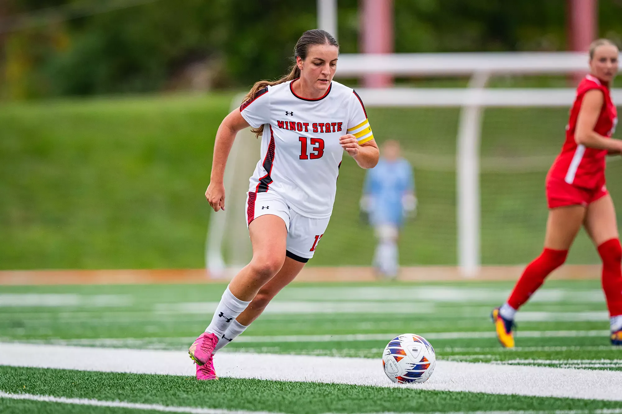 Minot State Soccer vs SCSU - Captured at Herb Parker Stadium on Sep 19, 2025 in Minot, North Dakota Photo by Sean Arbaut
