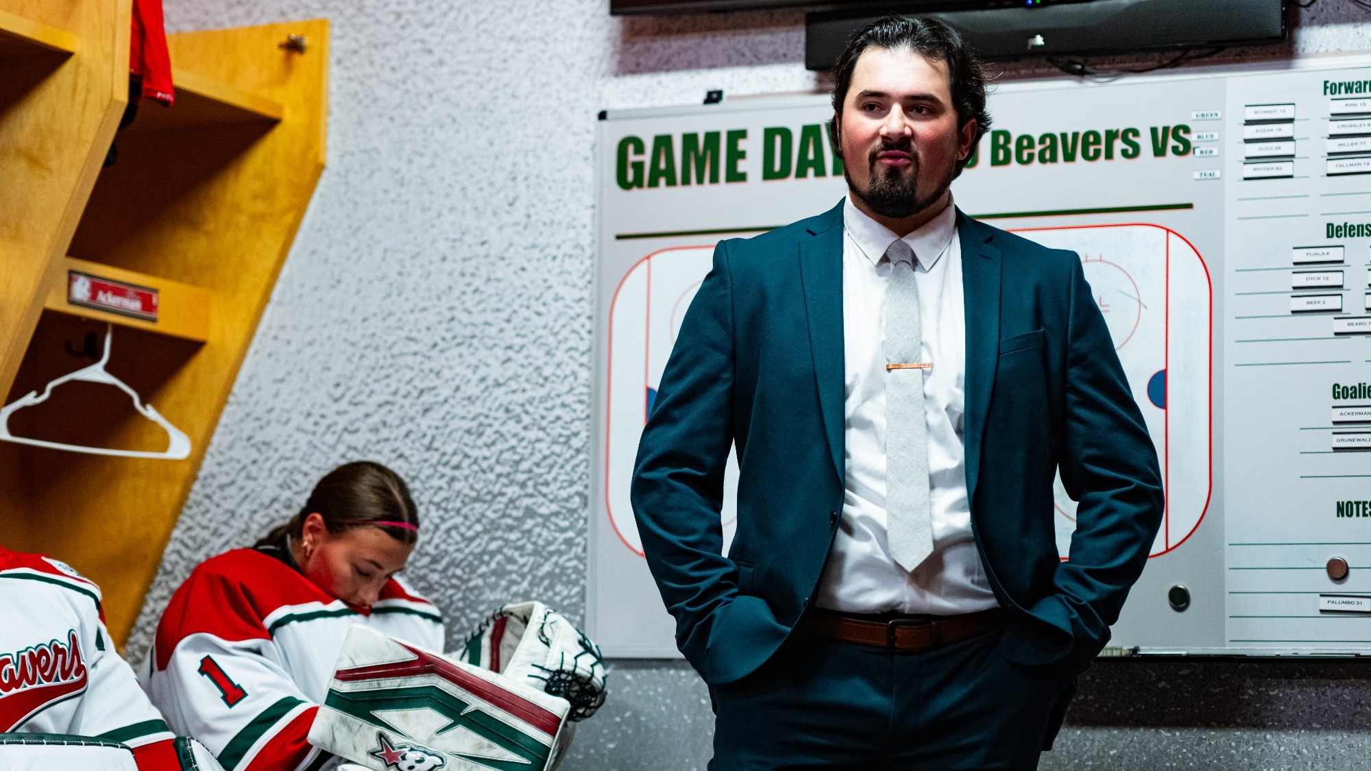 Coach Miner pregame vs McKendree