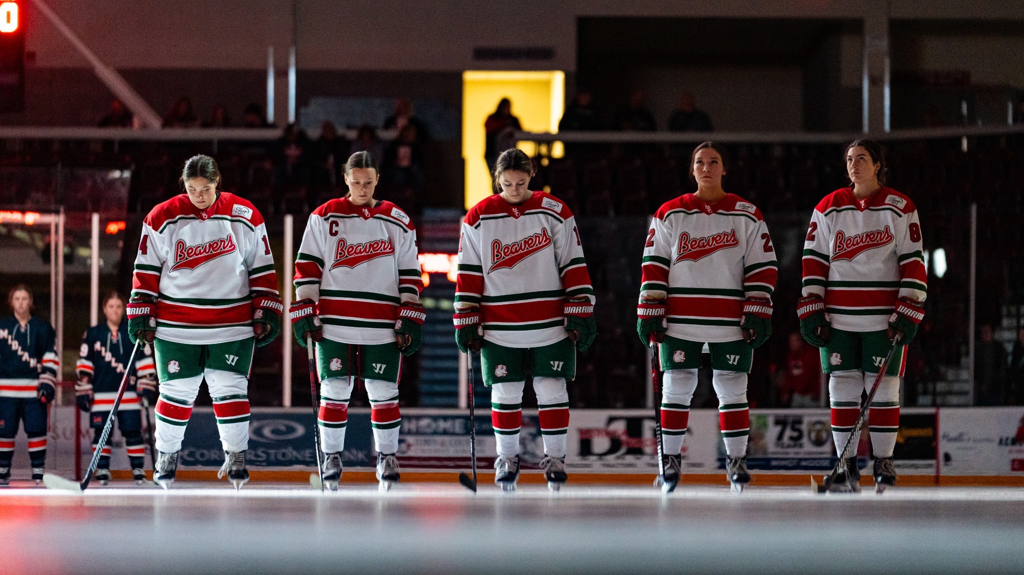 Minot State Women’s Hockey pregame vs  Midland