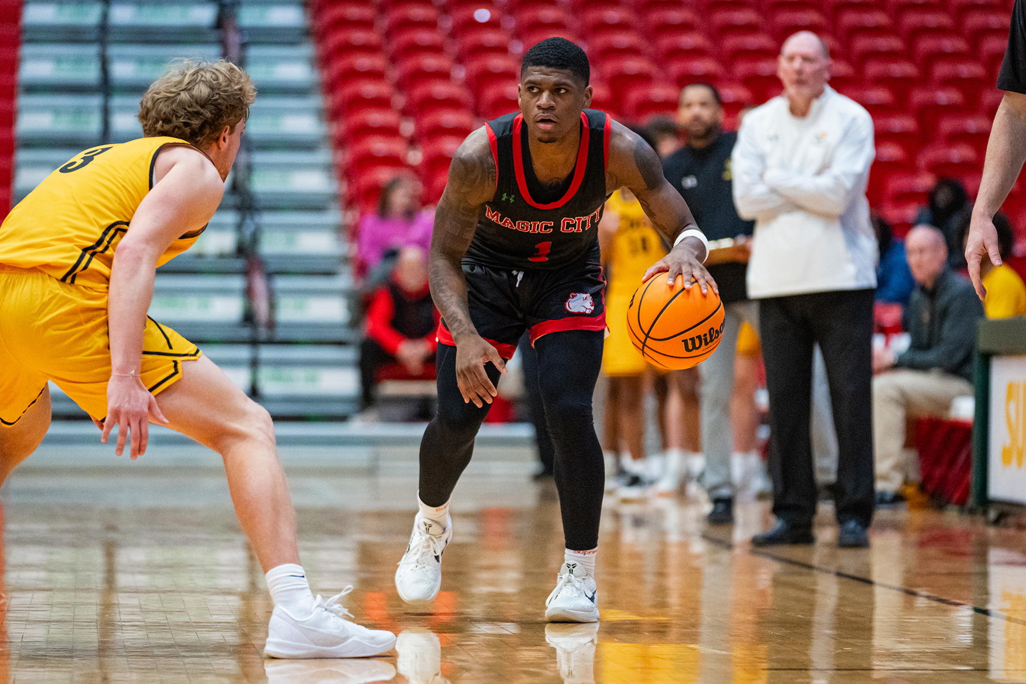 Minot State Men’s Basketball vs WSC - Captured at MSU Dome on Jan 24, 2026 in Minot, North Dakota Photo by Sean Arbaut