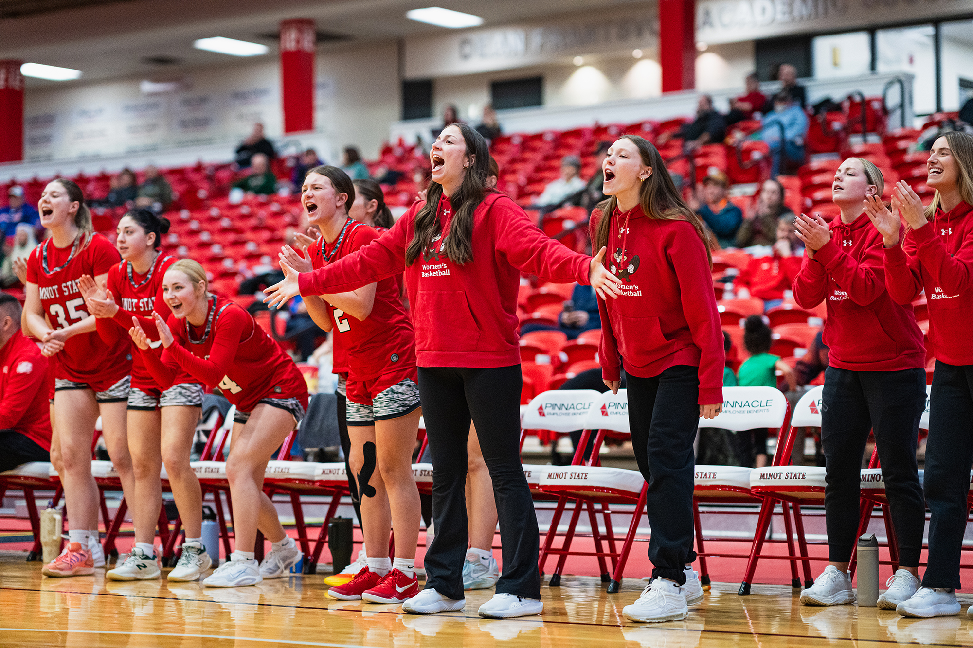 Minot State Women’s Basketball vs WSC - Captured at MSU Dome on Jan 24, 2026 in Minot, North Dakota Photo by Sean Arbaut