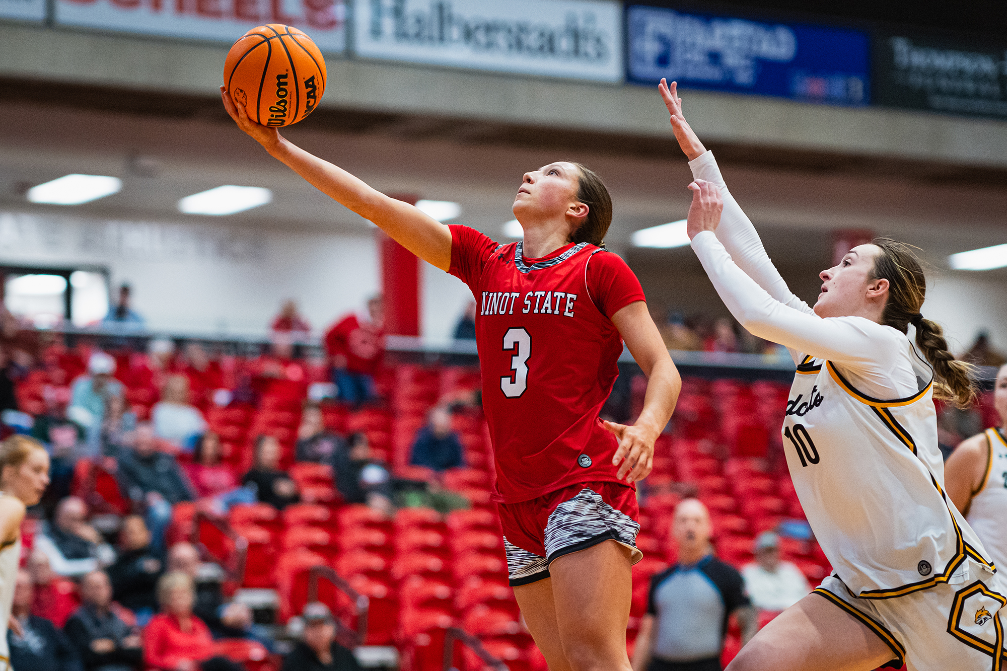 Minot State Women’s Basketball vs WSC - Captured at MSU Dome on Jan 24, 2026 in Minot, North Dakota Photo by Sean Arbaut