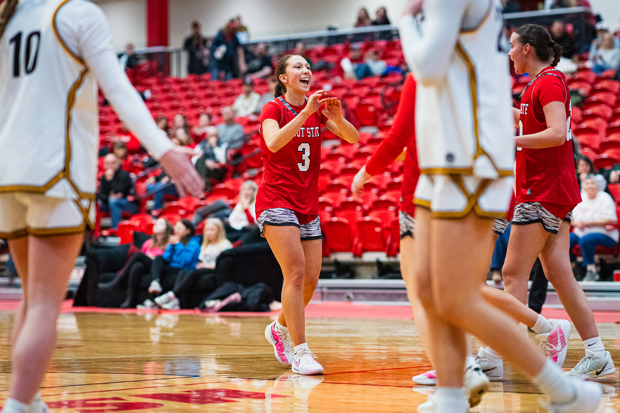 Minot State Women’s Basketball vs WSC - Captured at MSU Dome on Jan 24, 2026 in Minot, North Dakota Photo by Sean Arbaut