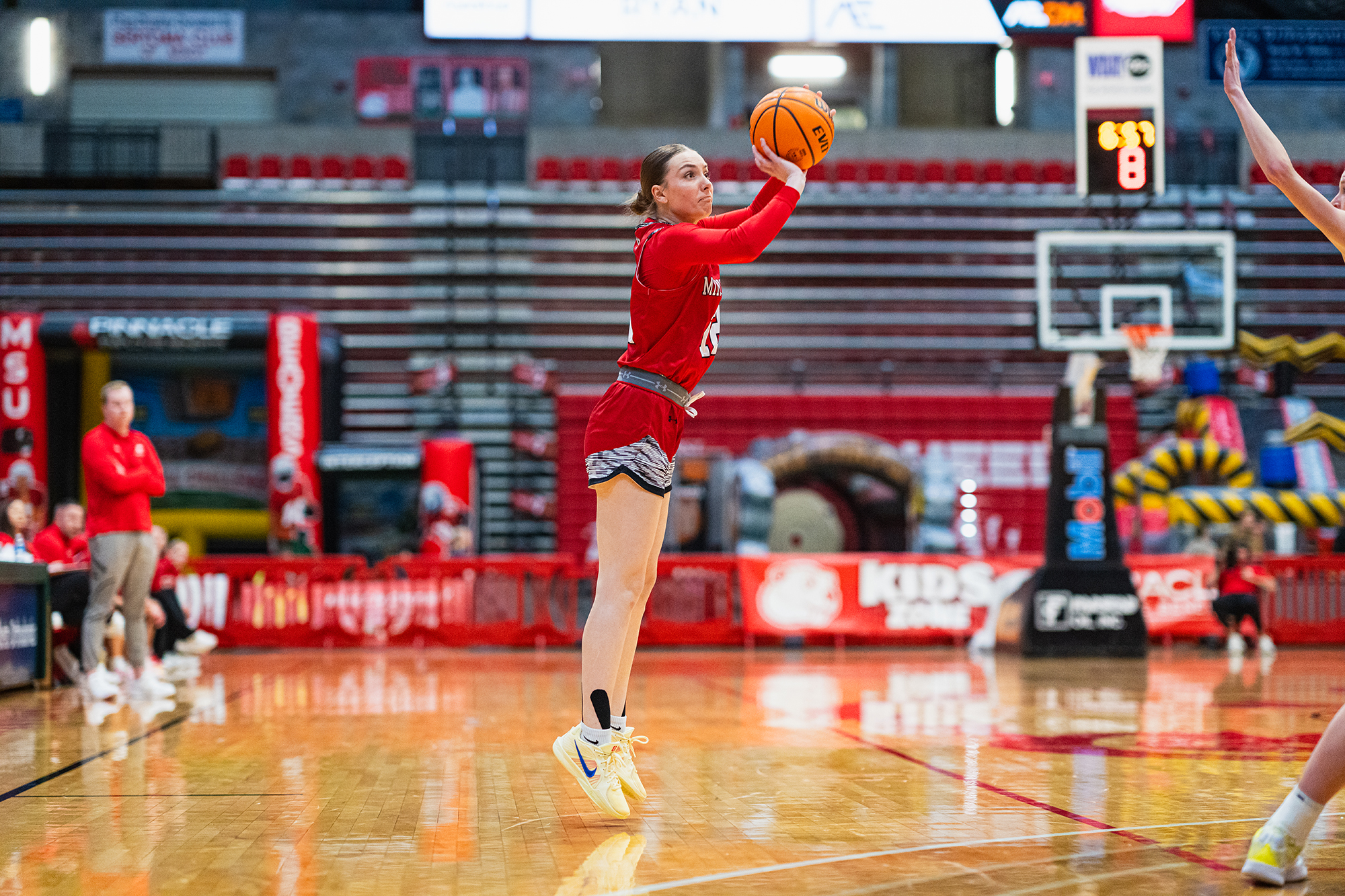 Minot State Women’s Basketball vs WSC - Captured at MSU Dome on Jan 24, 2026 in Minot, North Dakota Photo by Sean Arbaut