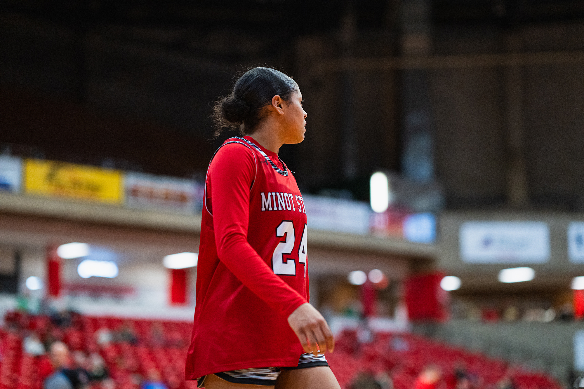 Minot State Women’s Basketball vs WSC - Captured at MSU Dome on Jan 24, 2026 in Minot, North Dakota Photo by Sean Arbaut
