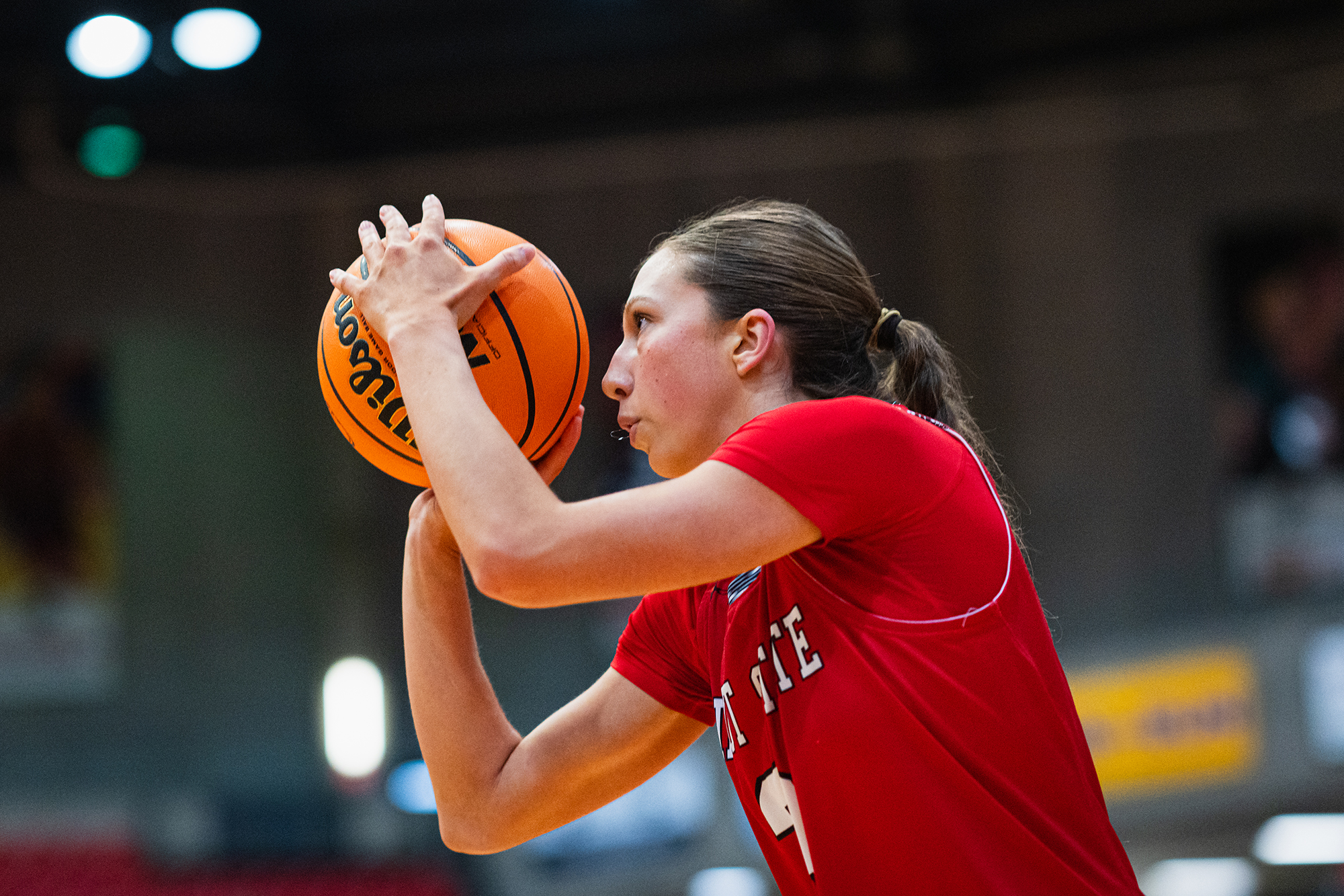 Minot State Women’s Basketball vs WSC - Captured at MSU Dome on Jan 24, 2026 in Minot, North Dakota Photo by Sean Arbaut