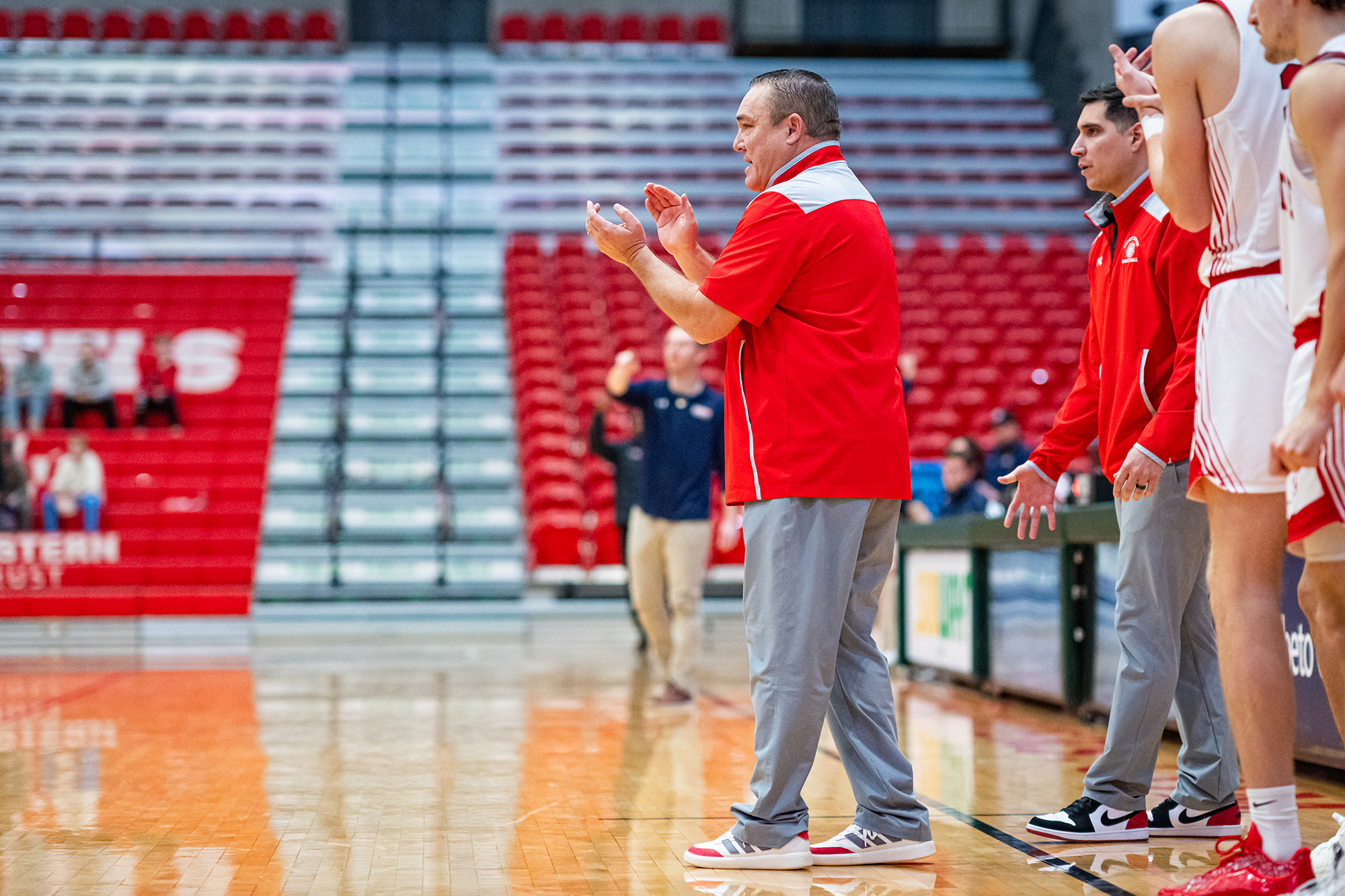 Minot State Men’s Basketball vs UMary - Captured at MSU Dome on Jan 03, 2026 in Minot, North Dakota Photo by Sean Arbaut