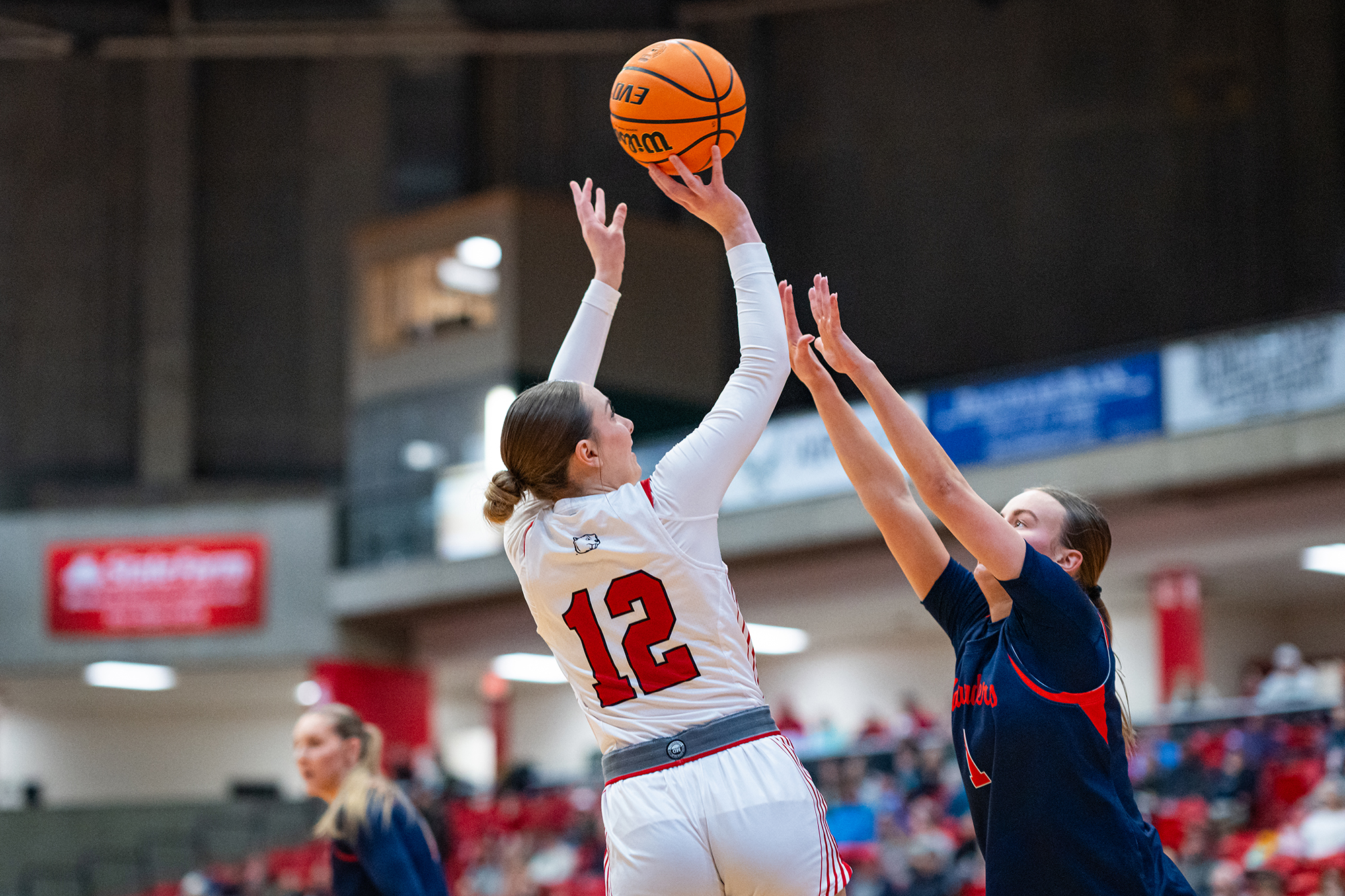 Minot State Women’s Basketball vs UMary - Captured at MSU Dome on Jan 03, 2026 in Minot, North Dakota Photo by Sean Arbaut