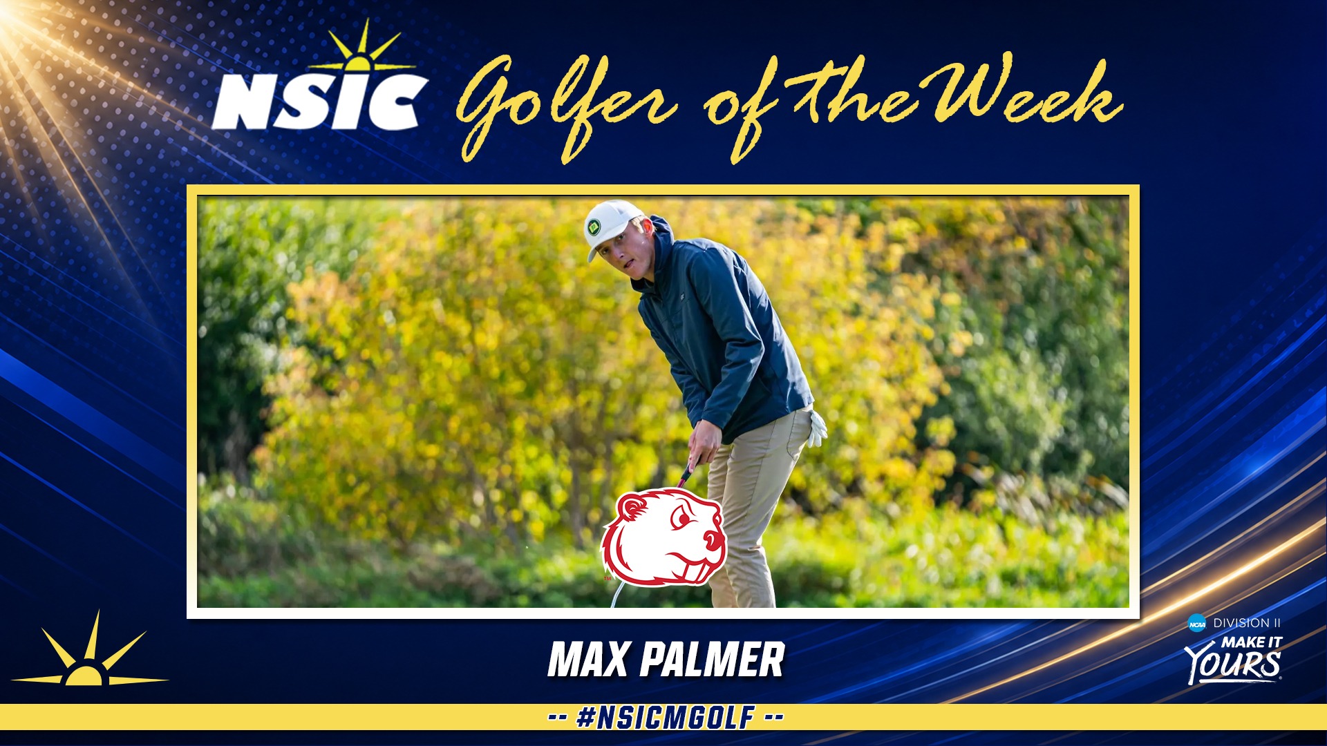 Max Palmer NSIC Golfer of the Week