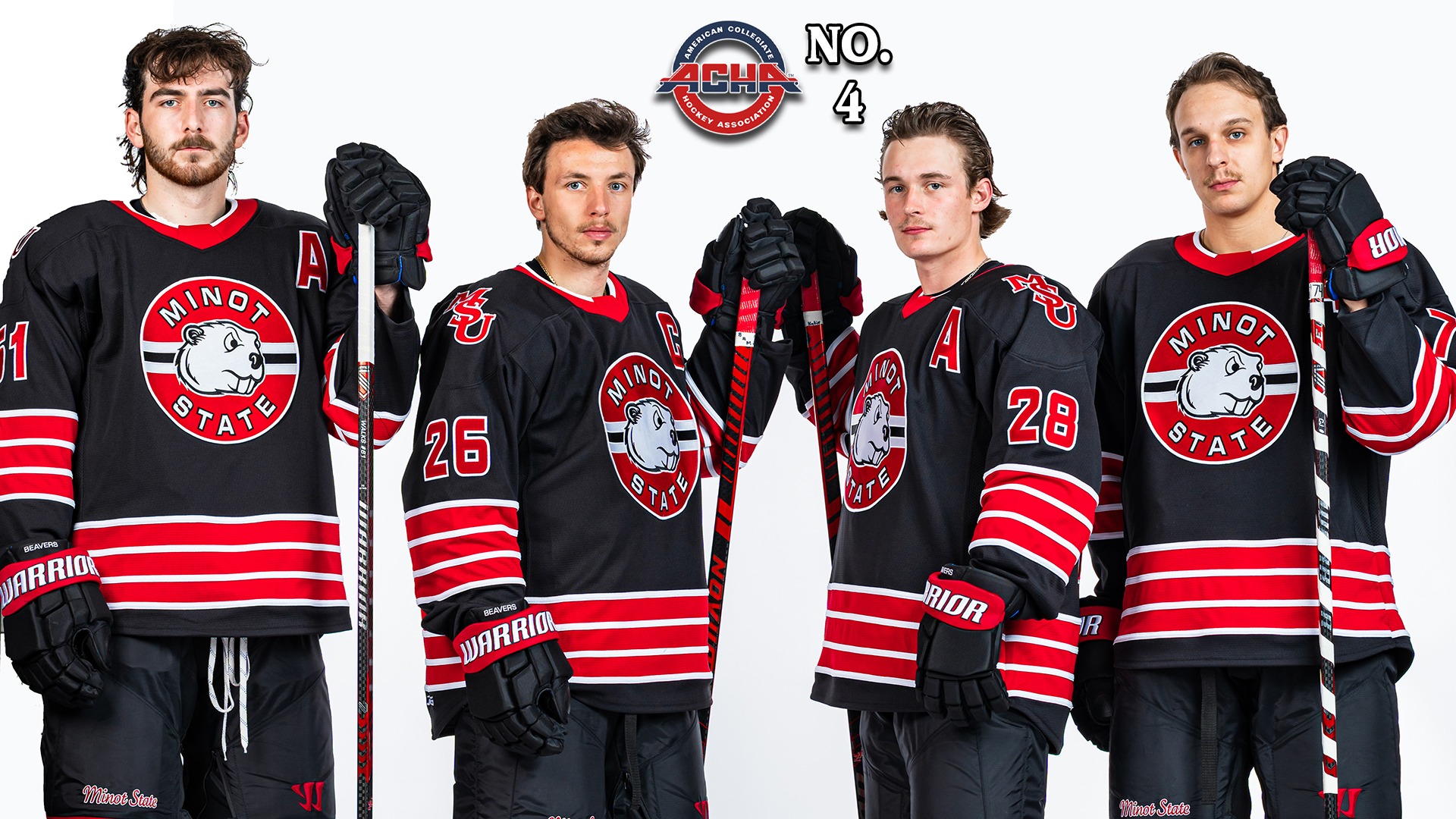 Minot State men's hockey players No 4 in ACHA poll graphic