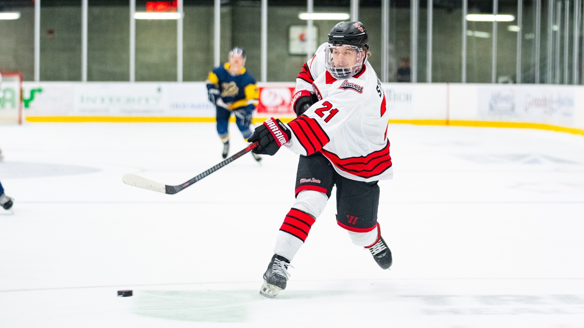Slade Stanick shoots against Briercrest