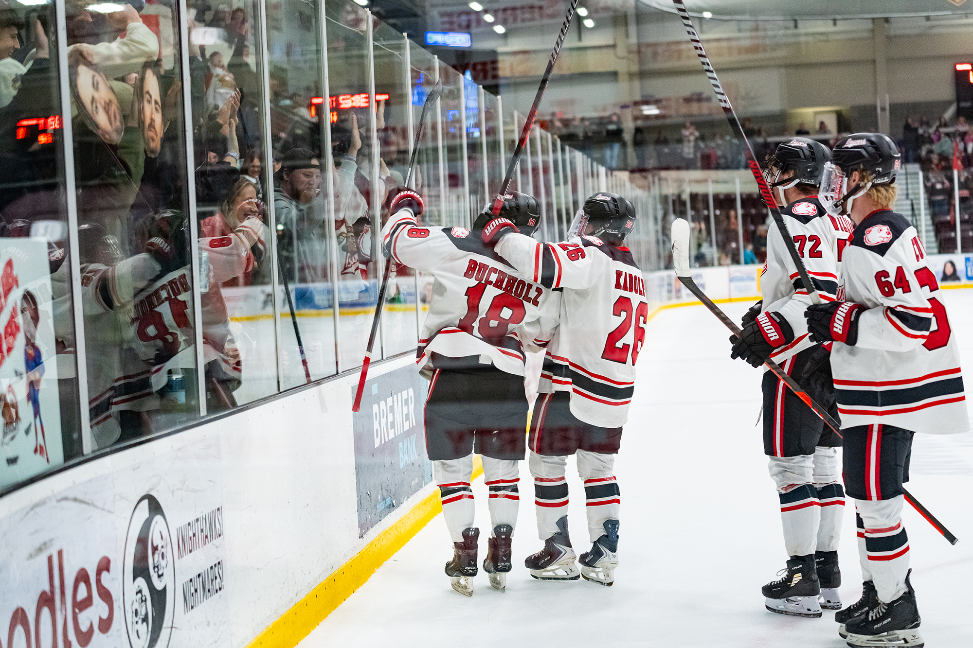 Minot State Men’s Hockey vs CU - Captured at Pepsi Rink on Feb 14, 2026 in Minot, North Dakota Photo by Sean Arbaut